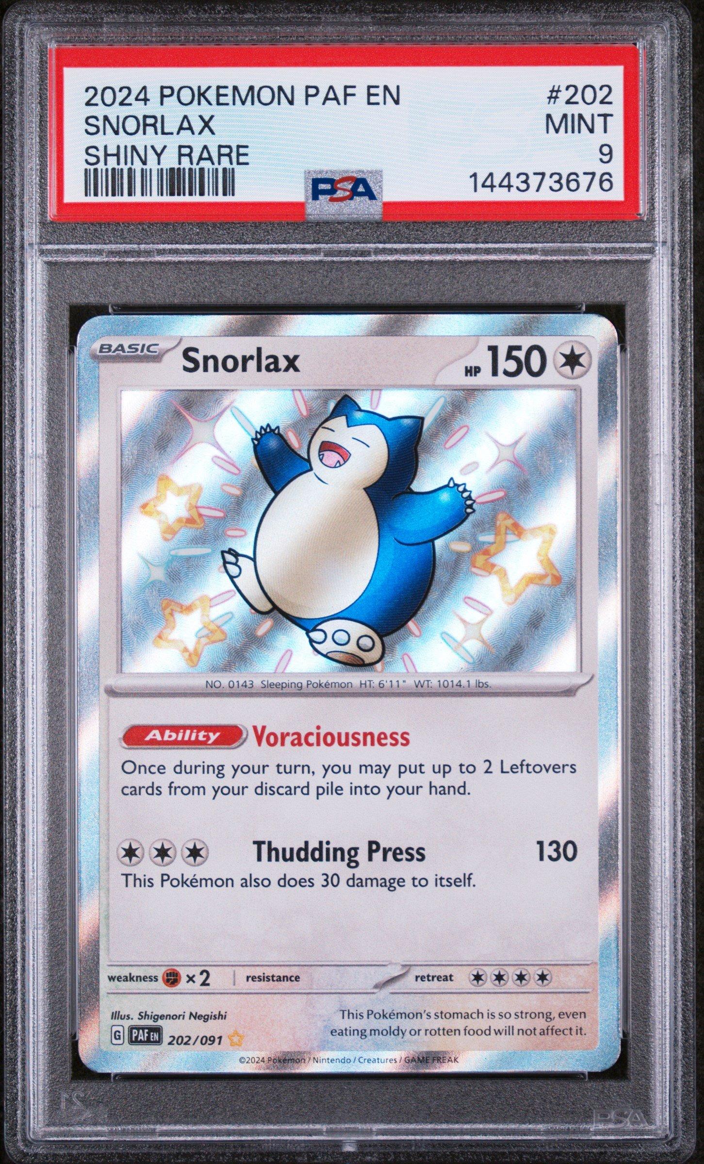 shiny snorlax pokemon card value Snorlax #202 Prices | Pokemon Paldean Fates