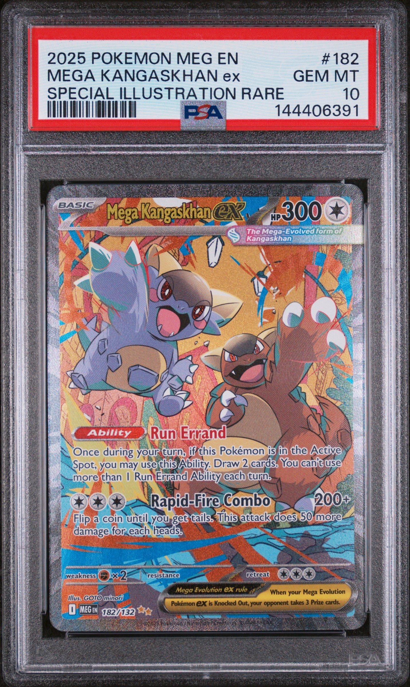 2025 Pokemon Meg En-mega Evolution 182 Mega Kangaskhan Ex Special