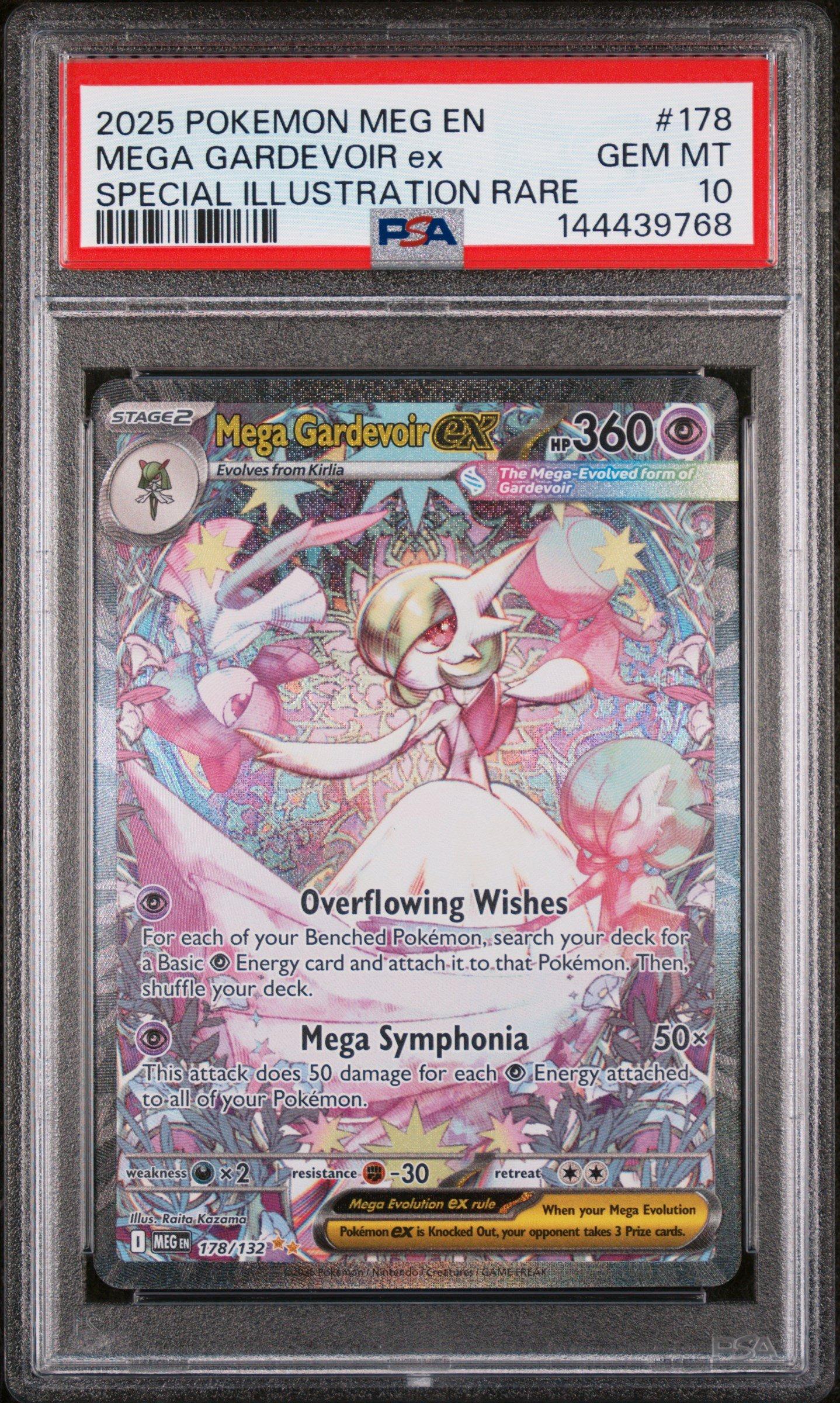 2025 Pokemon Meg En-mega Evolution 178 Mega Gardevoir Ex Special