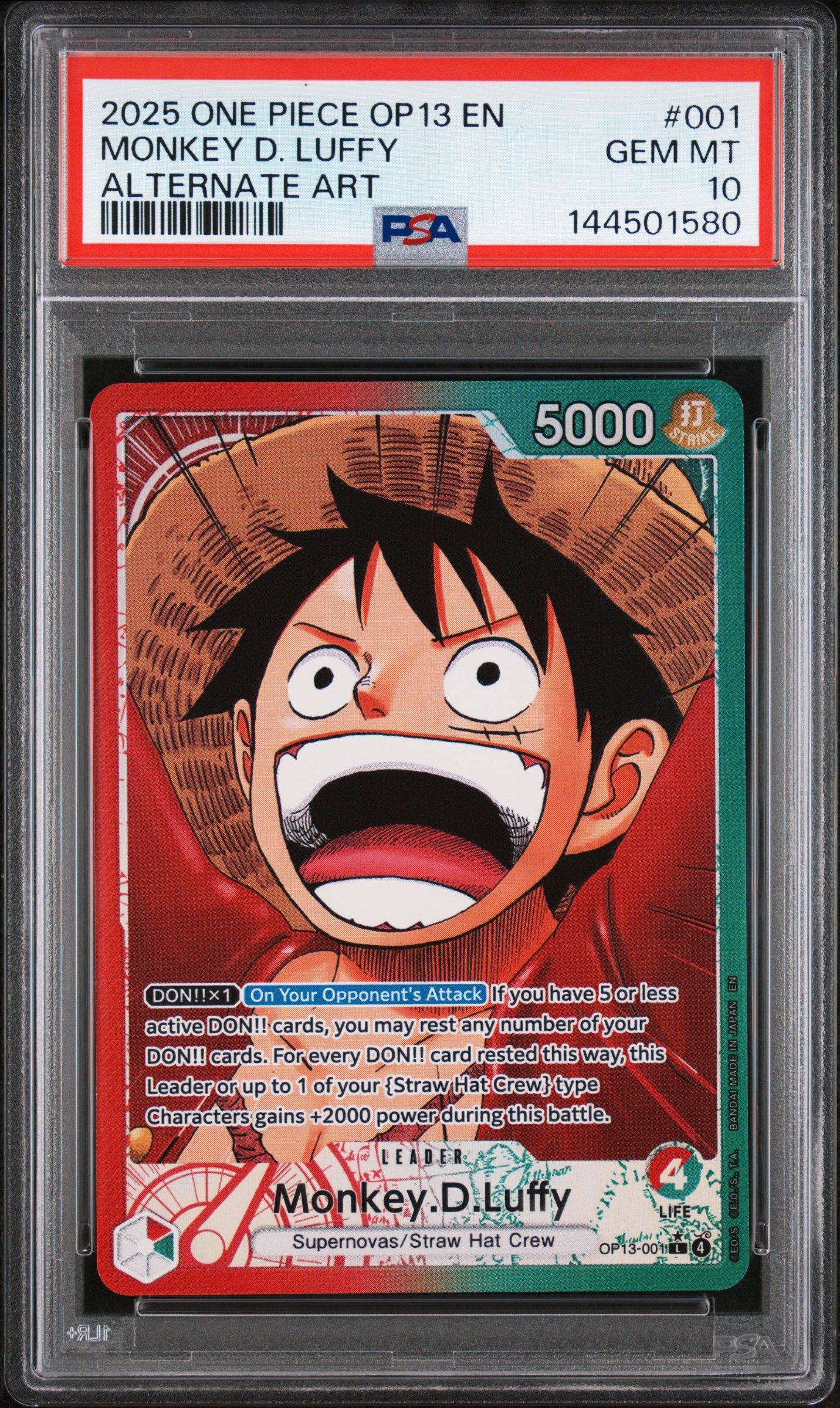 2025 One Piece Op13-carrying On His Will 001 Monkey D. Luffy