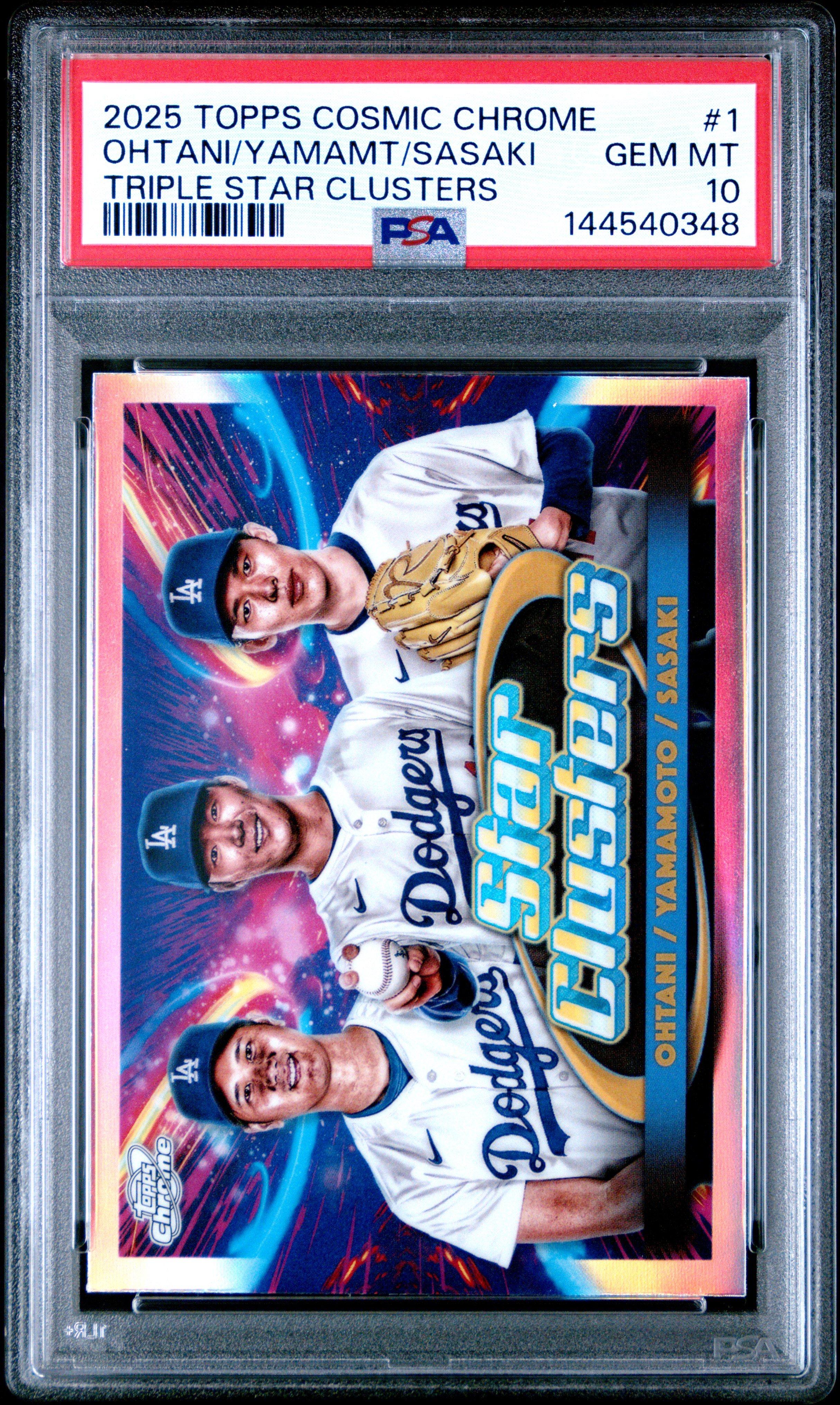 2025 Topps Cosmic Chrome Triple Star Clusters 1 Shohei Ohtani