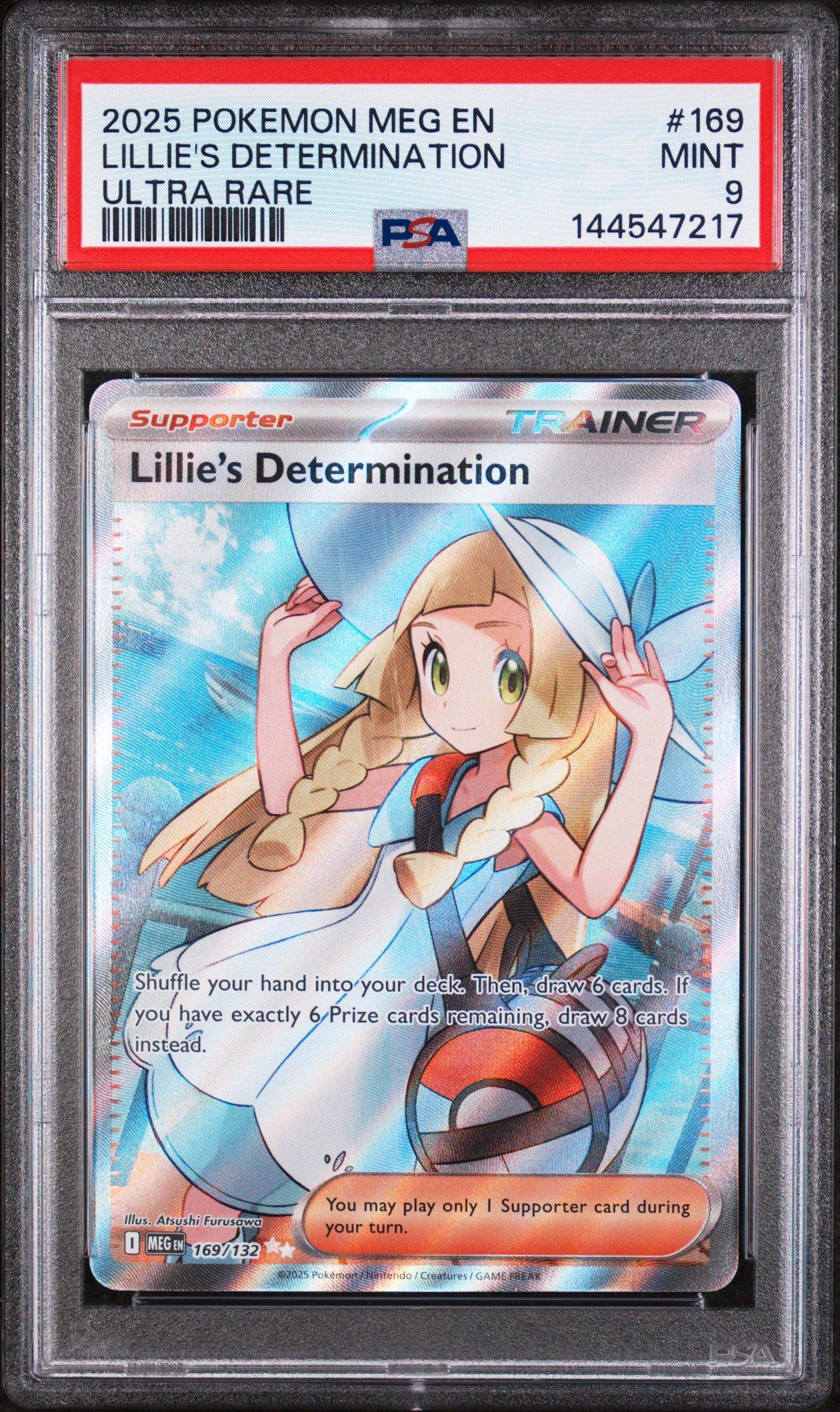 2025 Pokemon Meg En-mega Evolution 169 Lillie's Determination