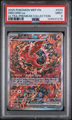 Oricorio Black Star Promo 024 PSA 9