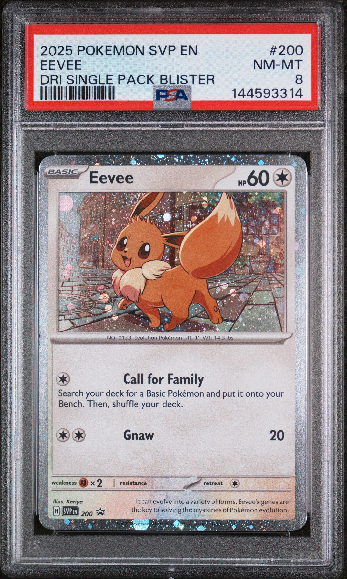 2025 Pokemon Svp En-sv Black Star Promo 200 Eevee Destined Rivals