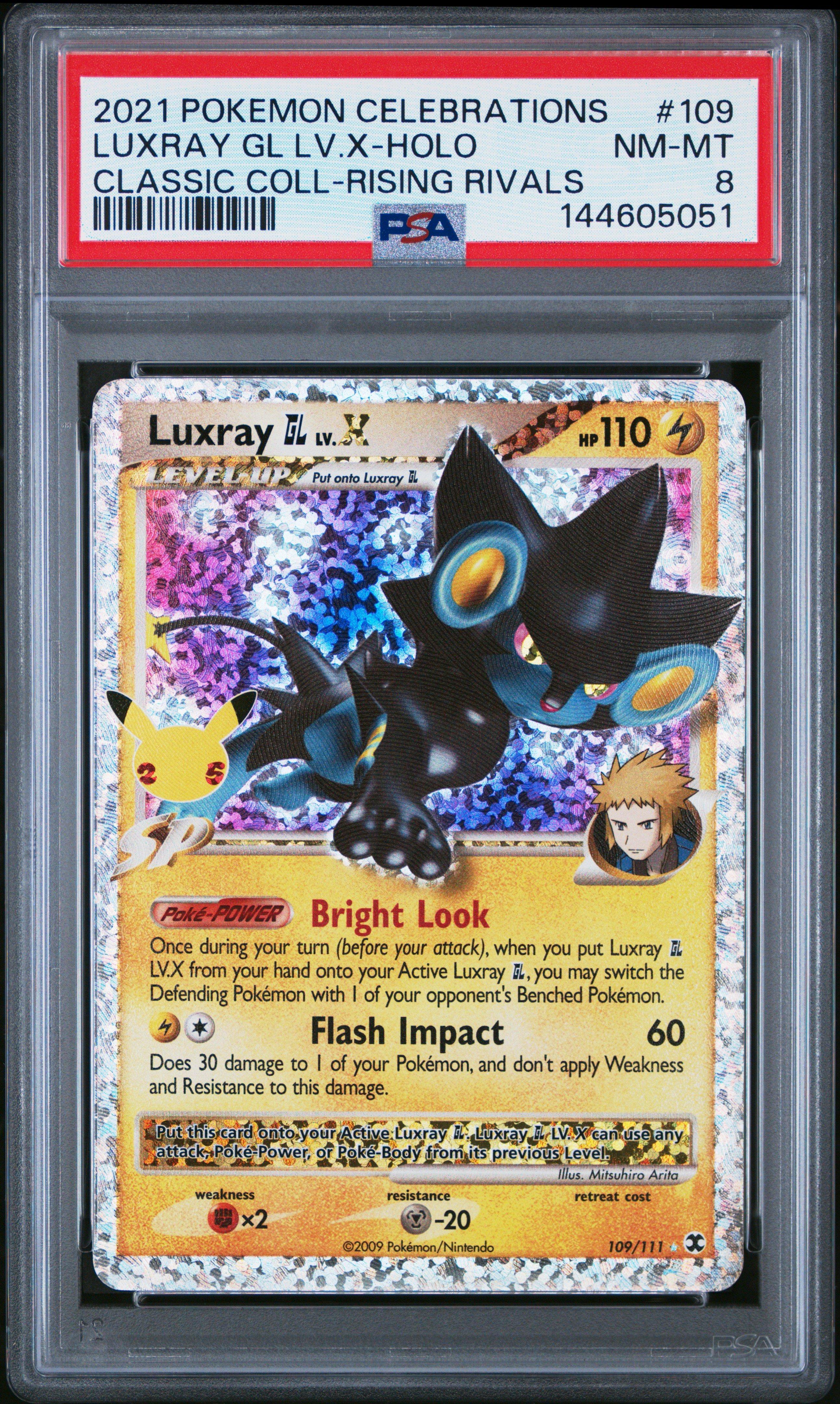 2021 Pokemon Celebrations Classic Collection 109 Luxray Gl Lv.x