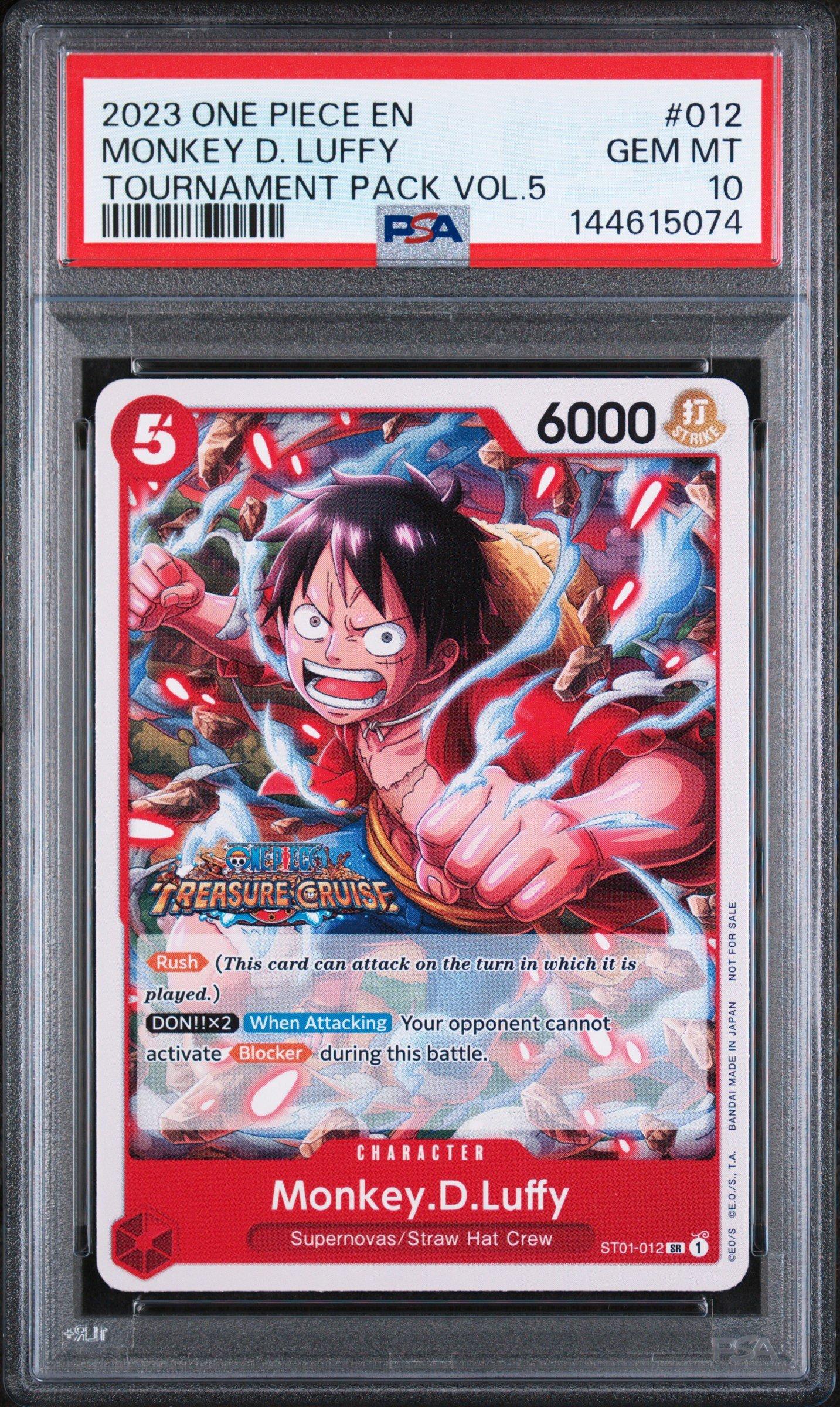 2023 One Piece Promos 012 Monkey D. Luffy Tournament Pack Vol.5