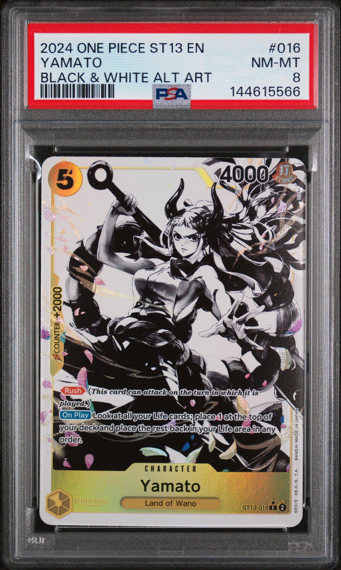 2024 One Piece Ultra Deck St13-the Three Brothers 016 Yamato Black
