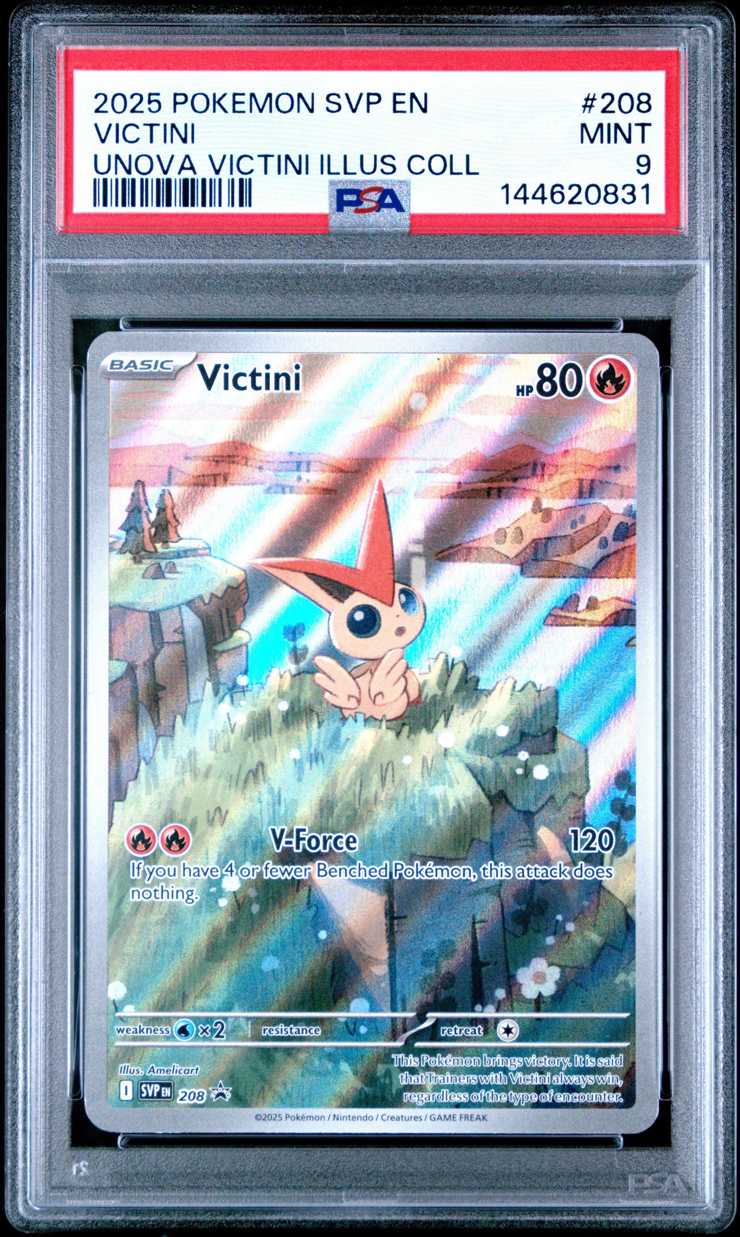 2025 Pokemon Svp En-sv Black Star Promo 208 Victini Unova Victini