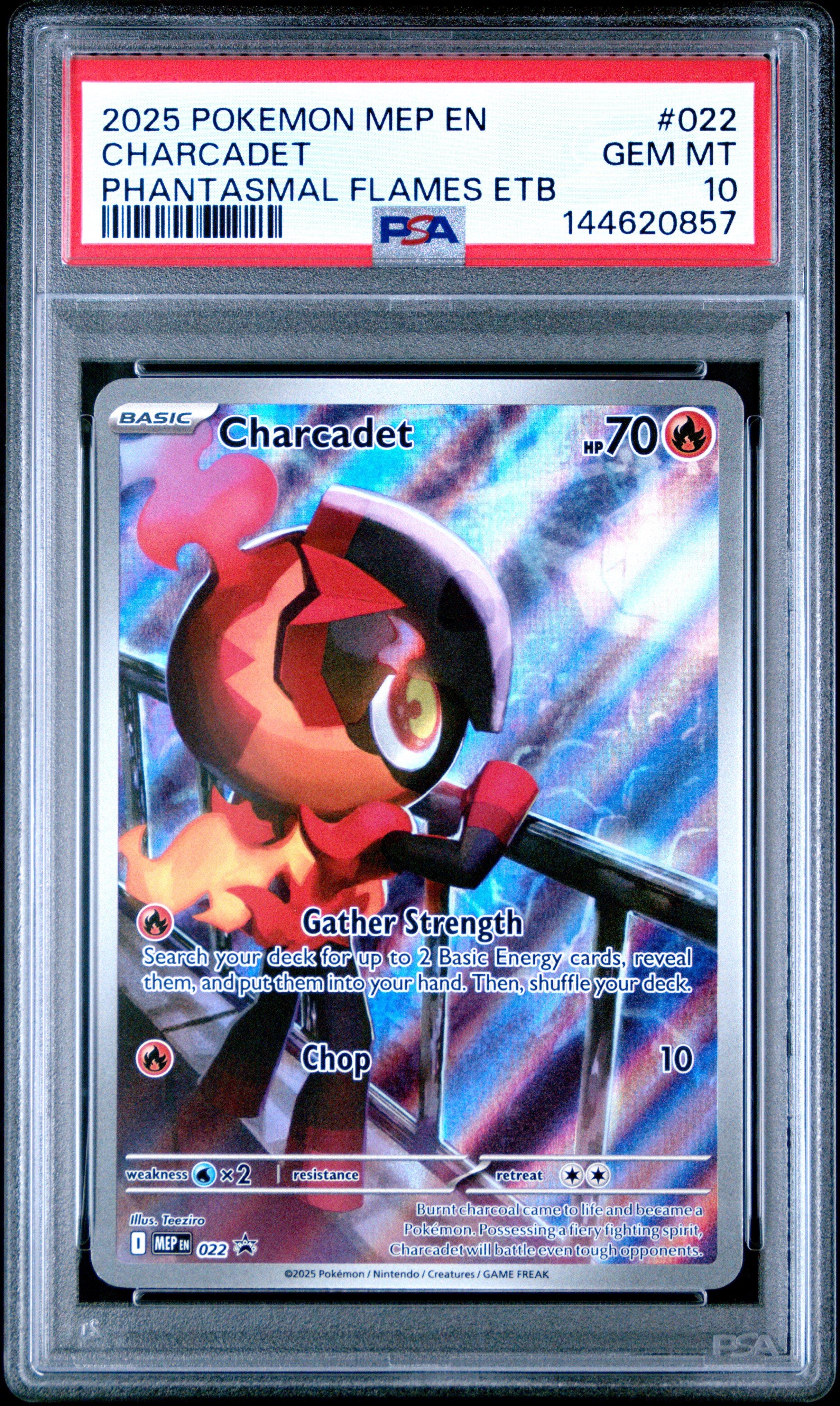 2025 Pokemon Mep En-me Black Star Promo 022 Charcadet Phantasmal