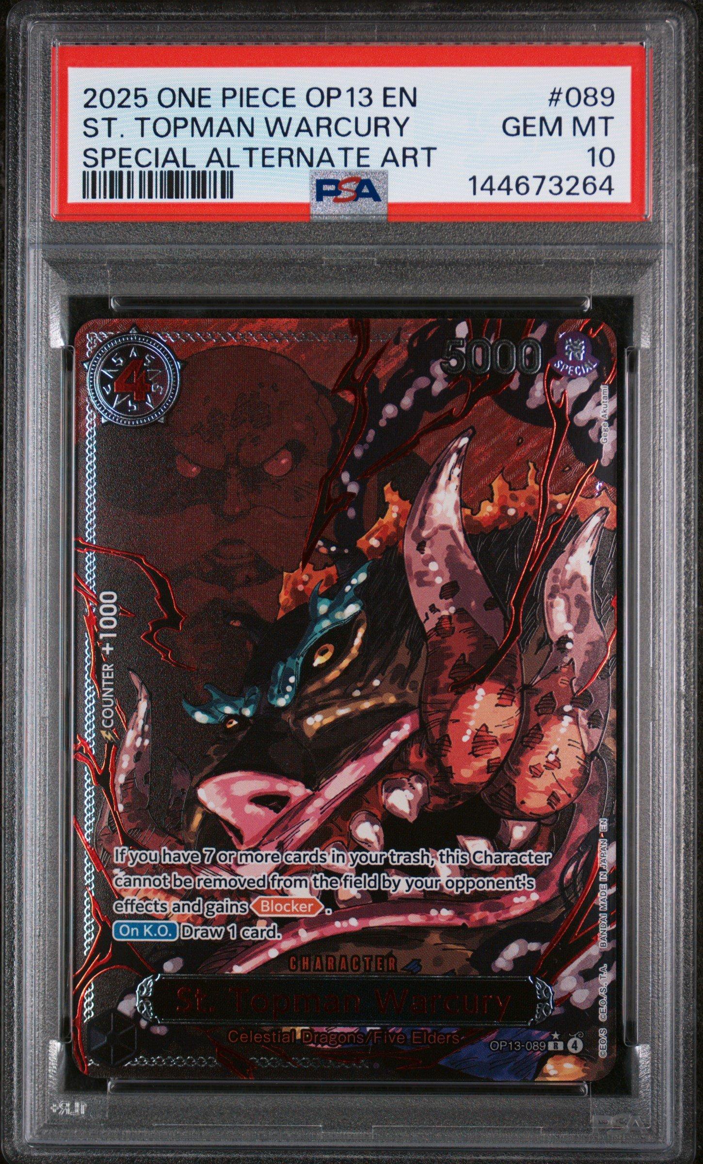 2025 One Piece Op13-carrying On His Will 089 St. Topman Warcury
