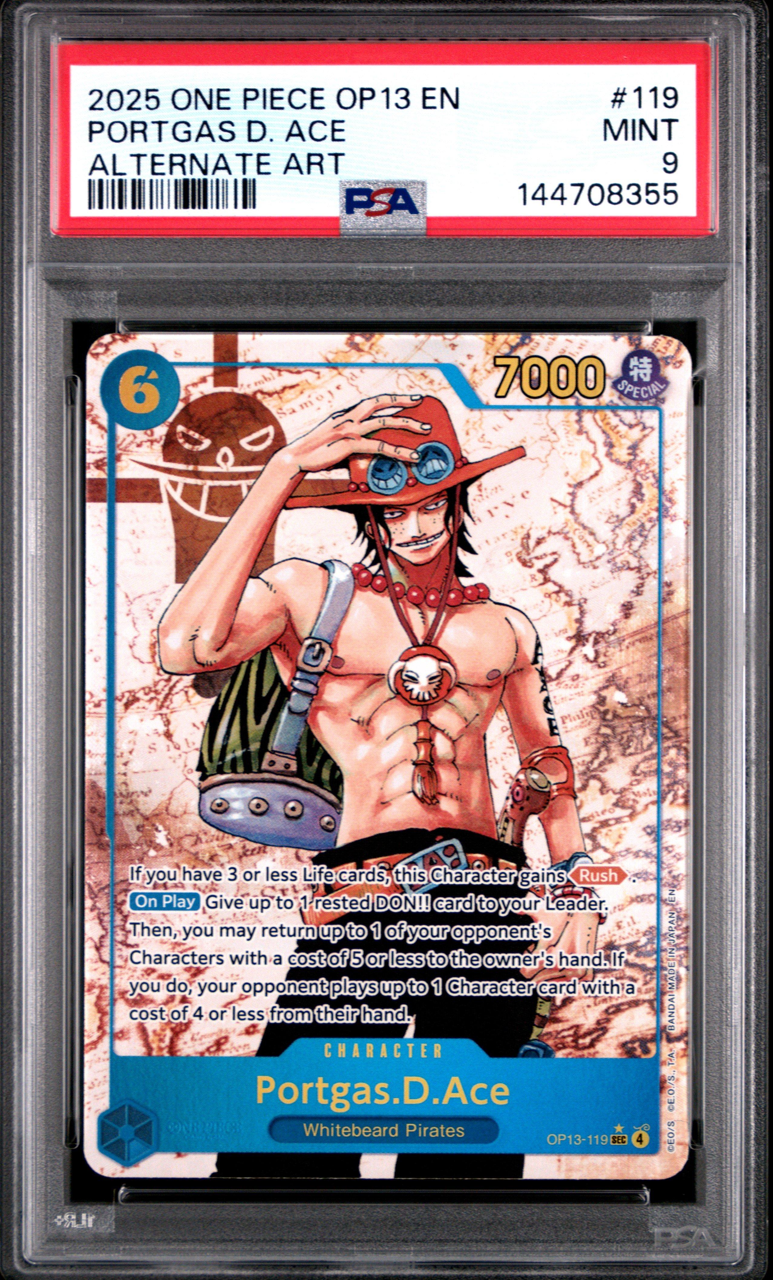 2025 One Piece Op13-carrying On His Will 119 Portgas D. Ace