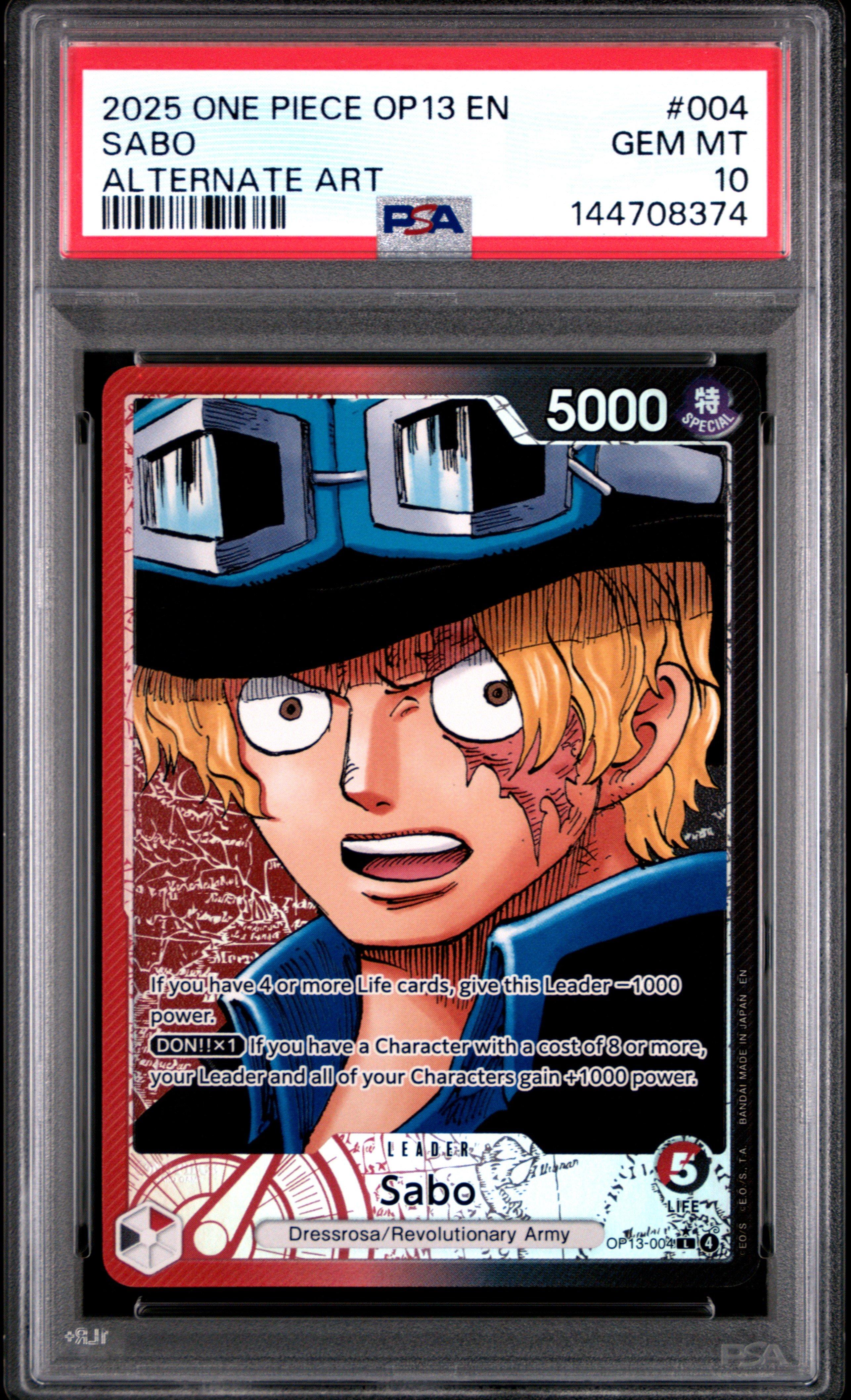 2025 One Piece Op13-carrying On His Will 004 Sabo Alternate Art