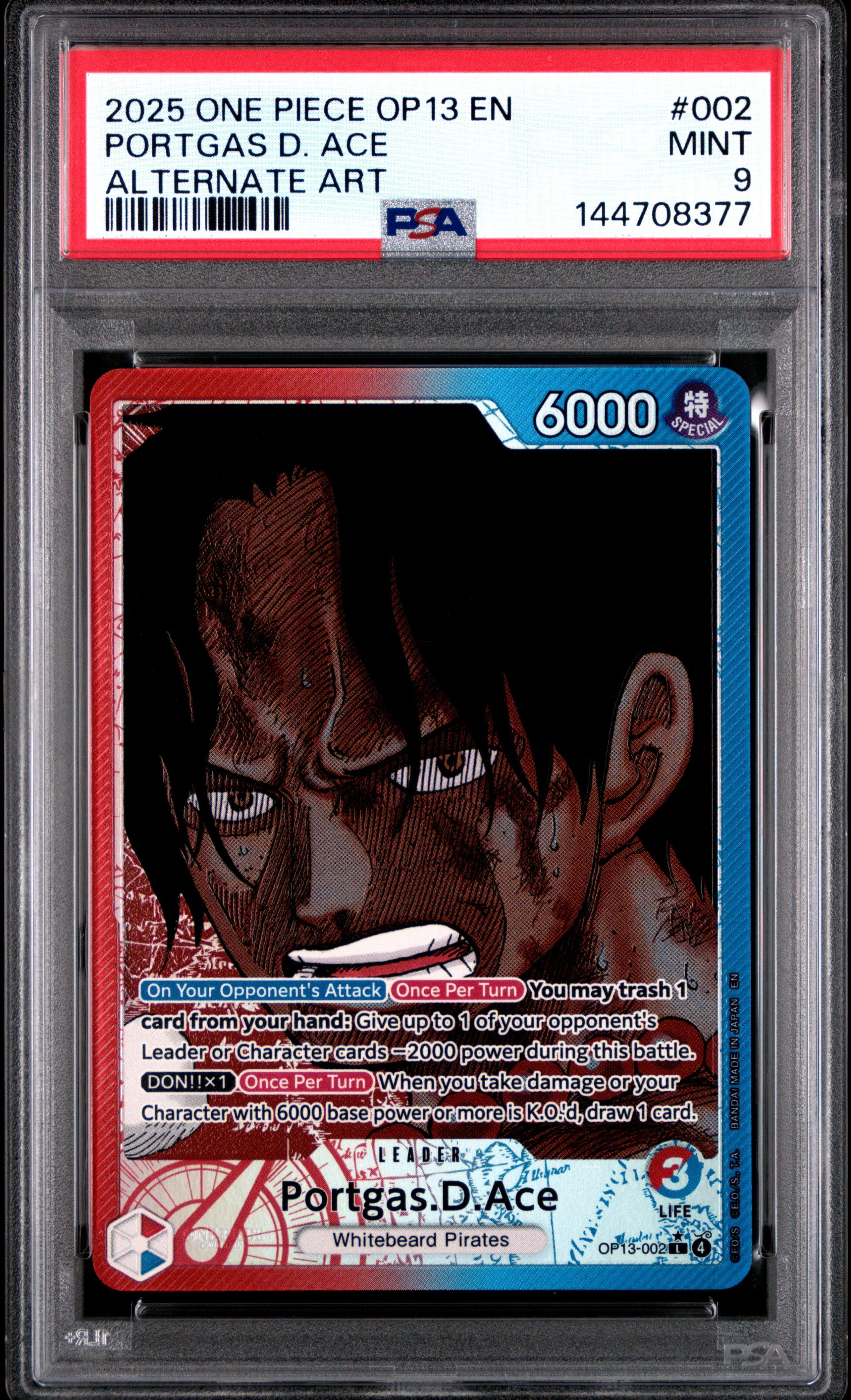 2025 One Piece Op13-carrying On His Will 002 Portgas D. Ace