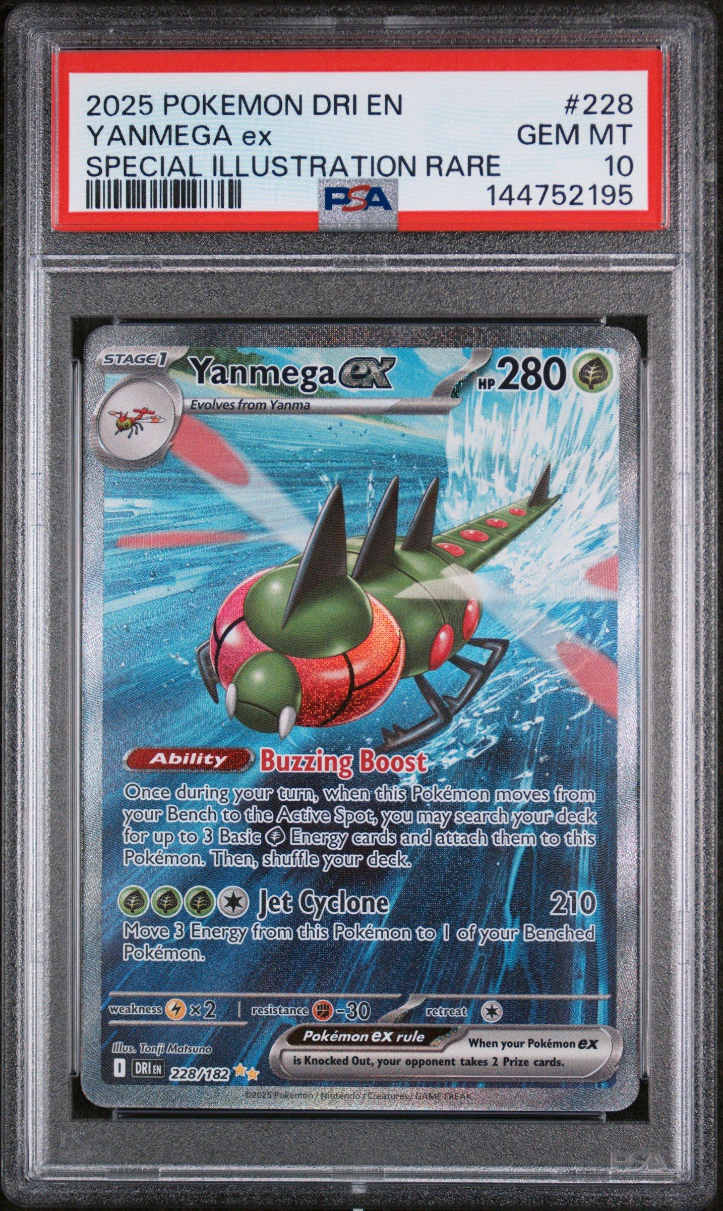 pokemon yanmega card 2025 Scarlet & Violet - Destined Rivals Pokmon Hit Points100 HP Form 2025 Pokemon Dri En-destined Rivals