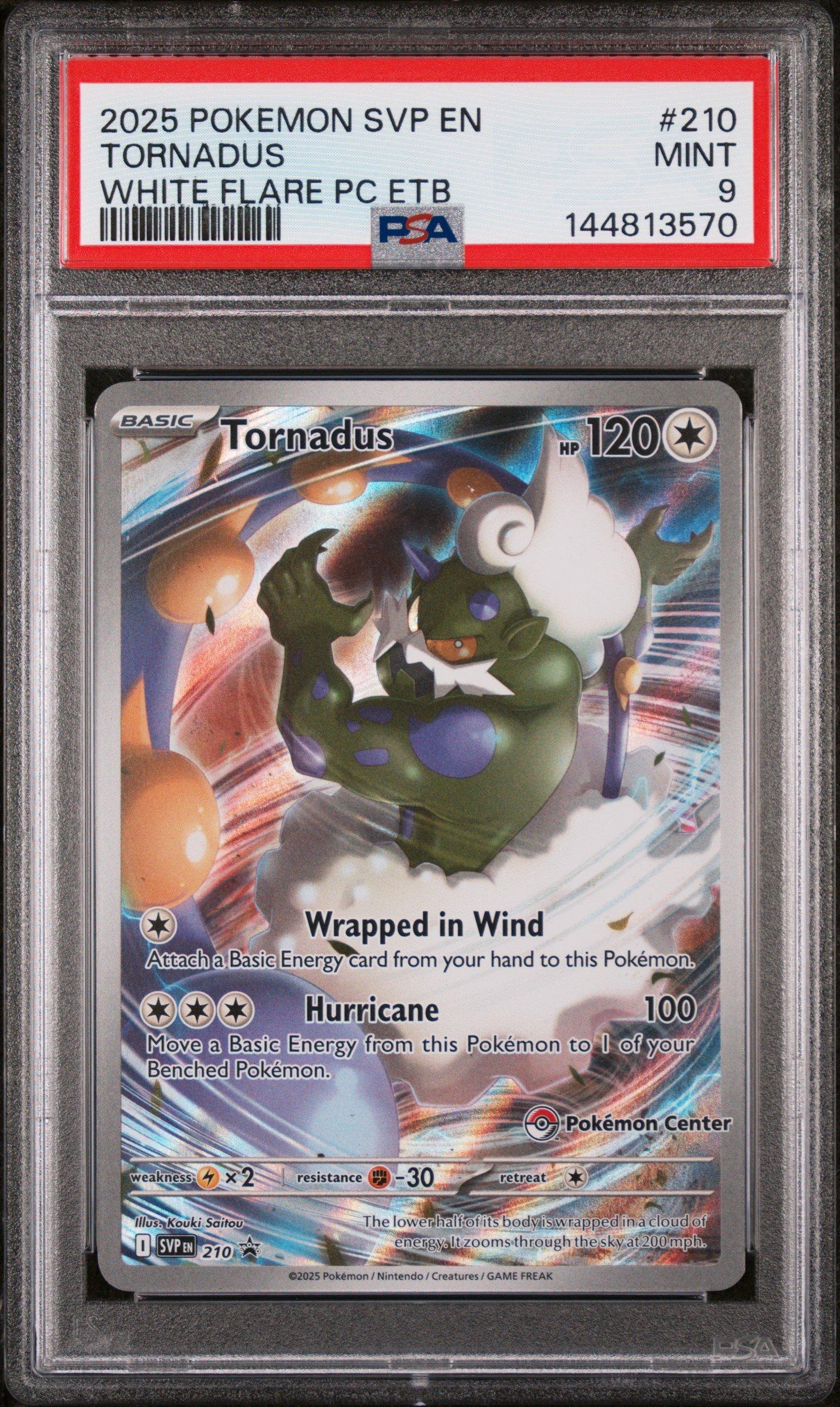 2025 Pokemon Svp En-sv Black Star Promo 210 Tornadus White Flare