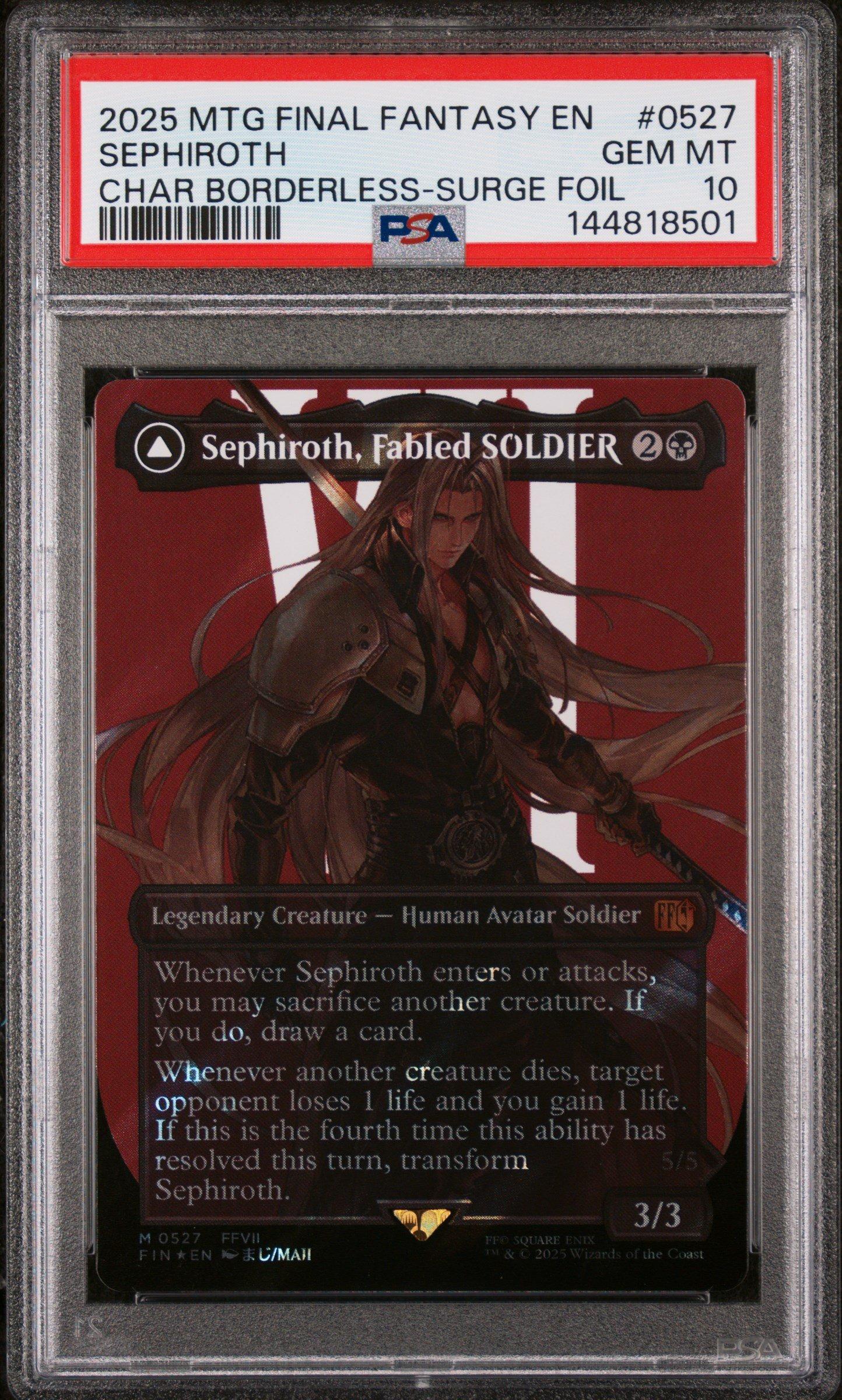 2025 Magic The Gathering Final Fantasy 0527 Sephiroth, Fabled
