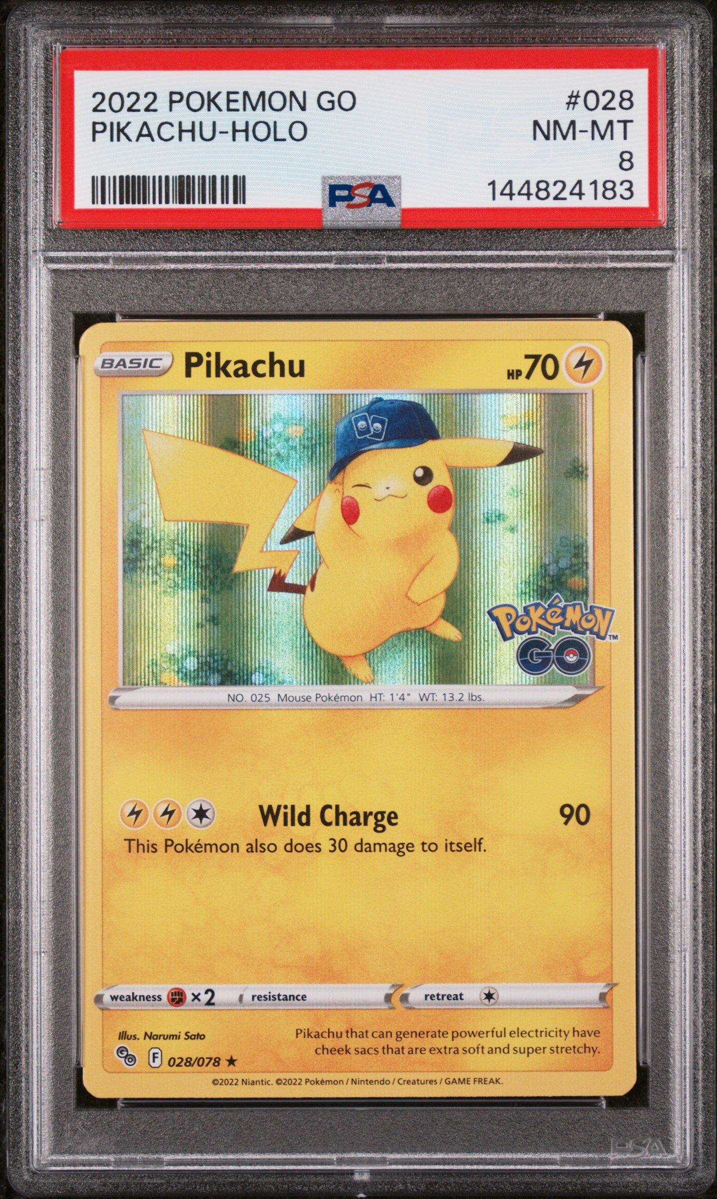 2022 ピカチュウ ホロ PSA10 ポケモンGO PSA10 ピカチュウ ポケモンGO 2022 JPN 028/071｜Yahoo!フリマ（旧
