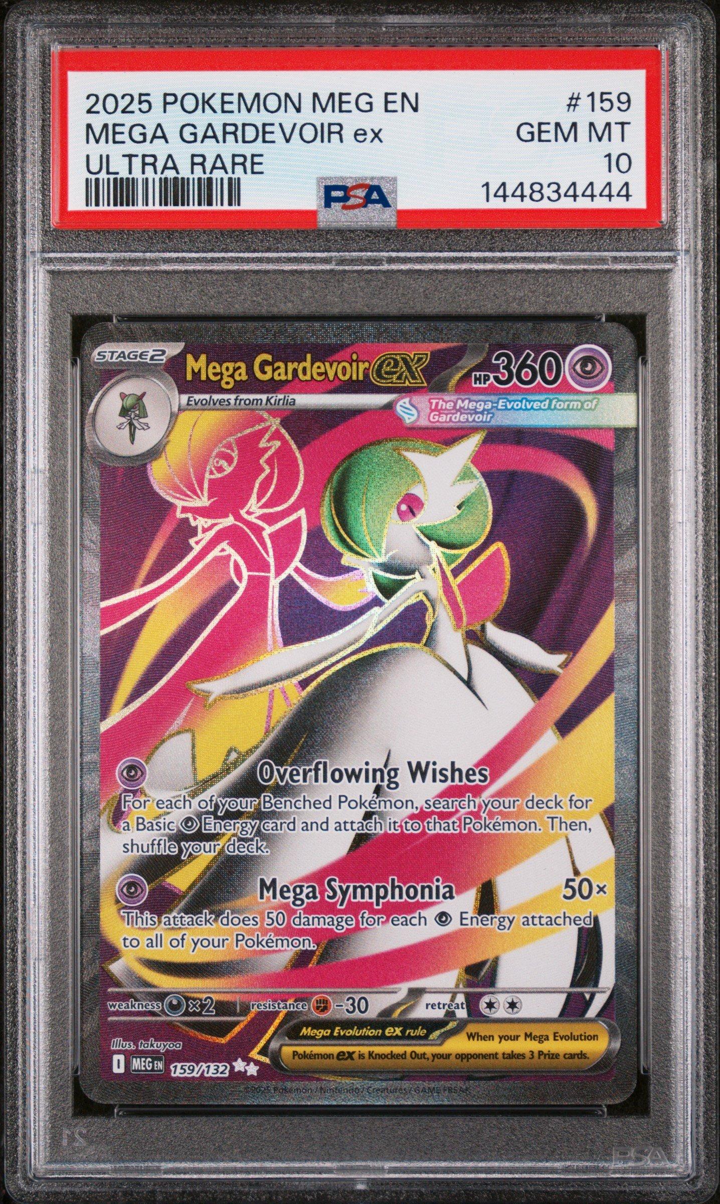 2025 Pokemon Meg En-mega Evolution 159 Mega Gardevoir Ex Ultra