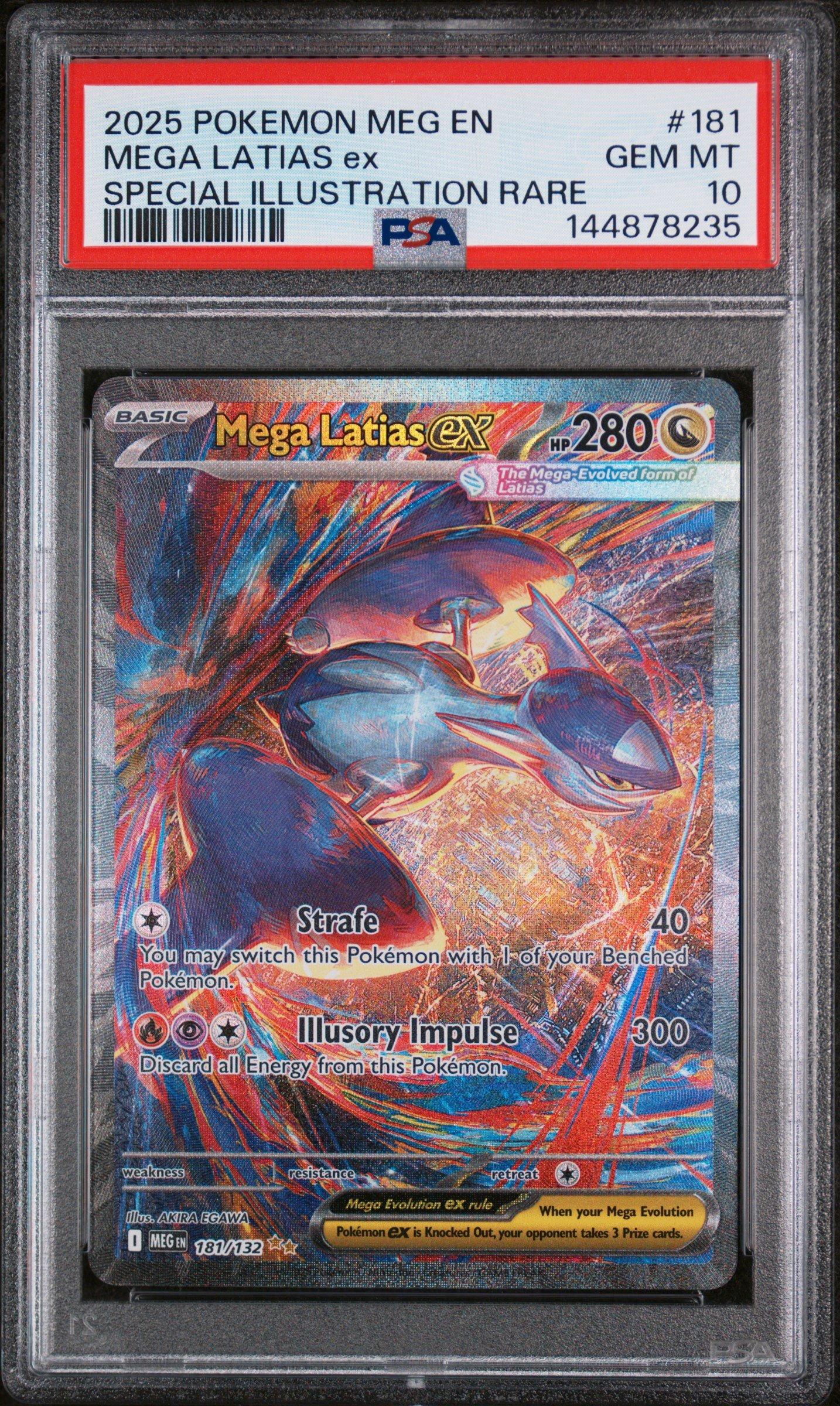 2025年 ポケモンカード MEGA LATIAS ex 2025 Pokemon Meg En-mega Evolution 181 Mega Latias Ex Special