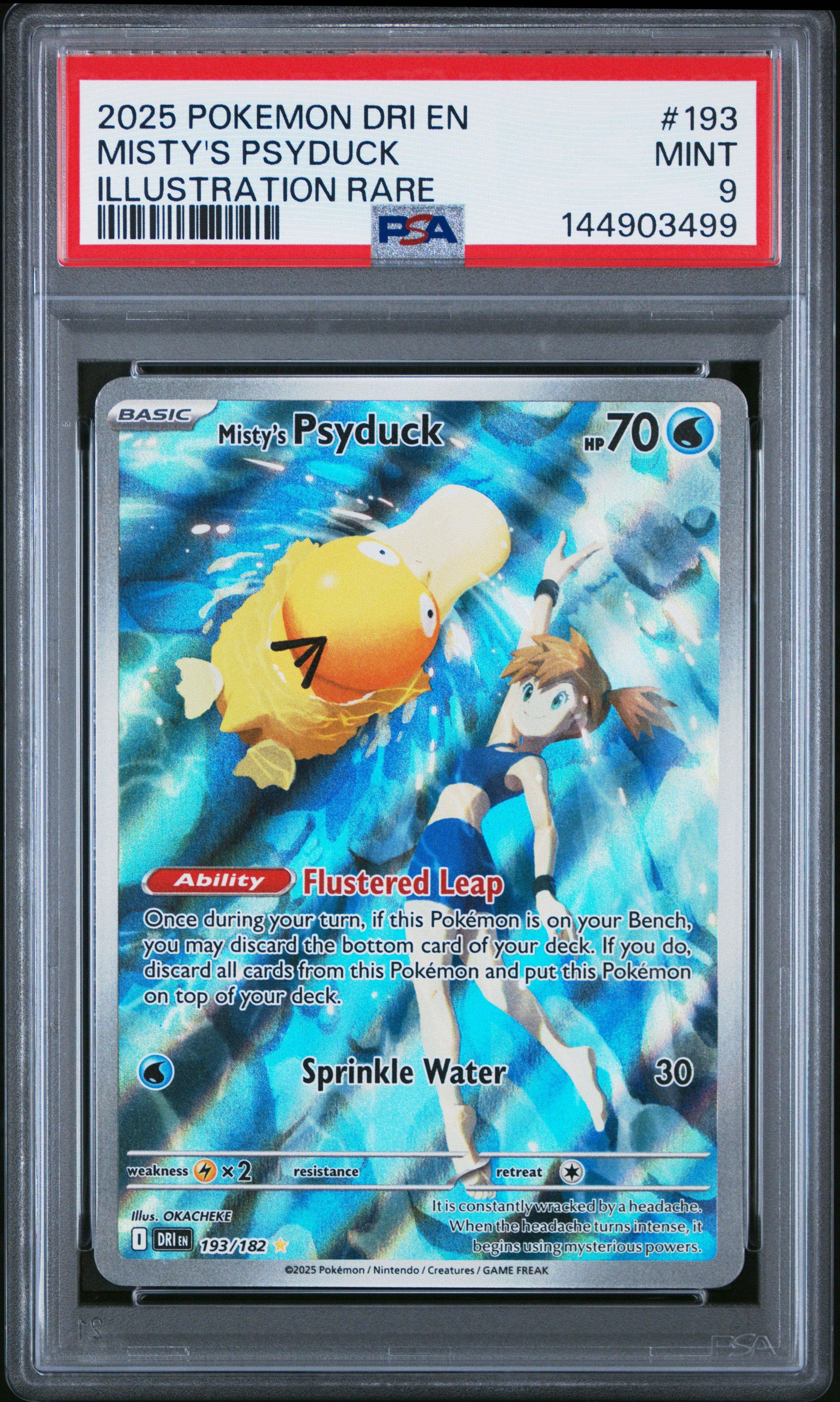 2025 Pokemon Dri En-destined Rivals 193 Misty's Psyduck
