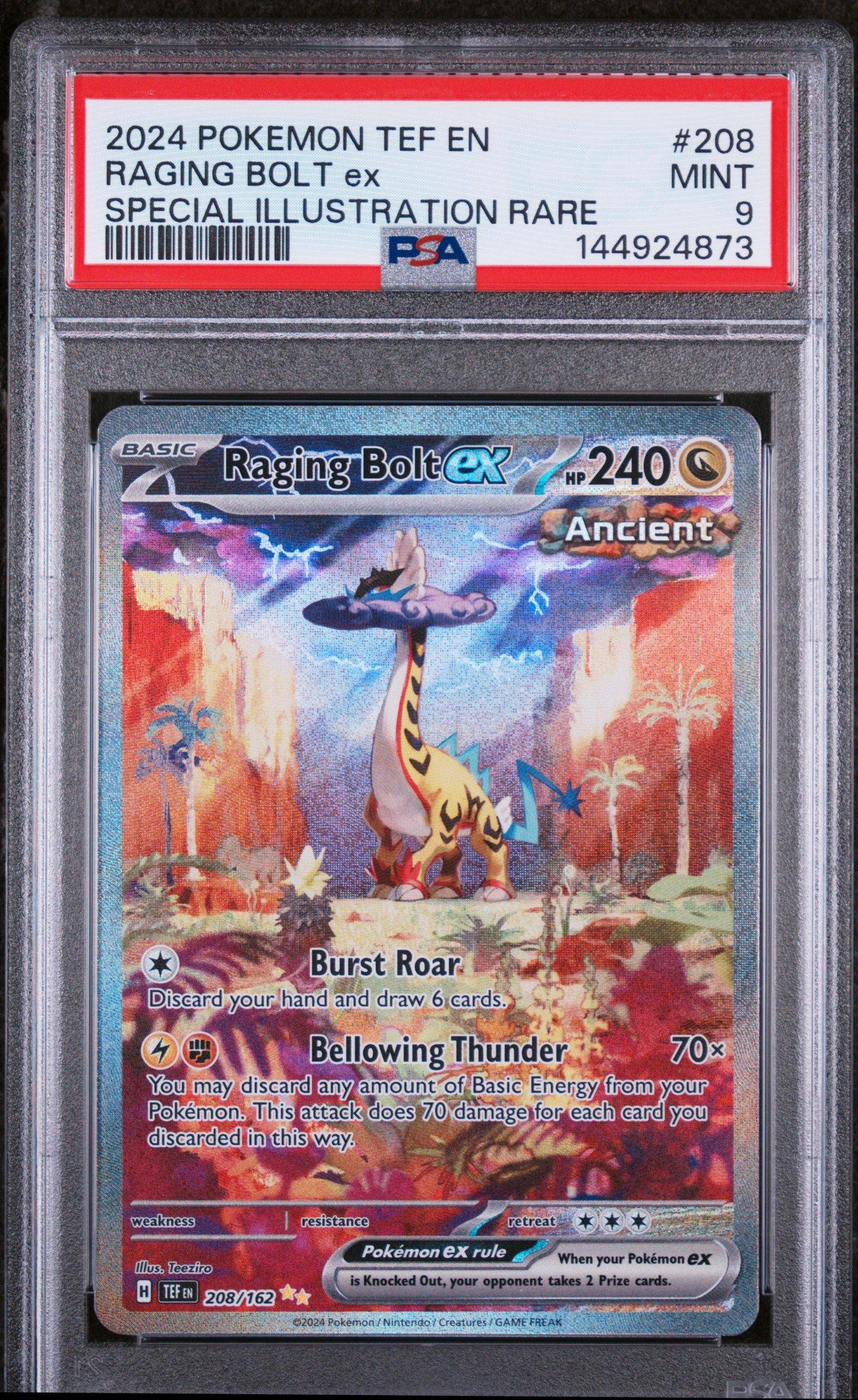 raging bolt pokemon card - ex - 053/071 - Double Rare Burst Roar Pokemon » Raging Bolt ex