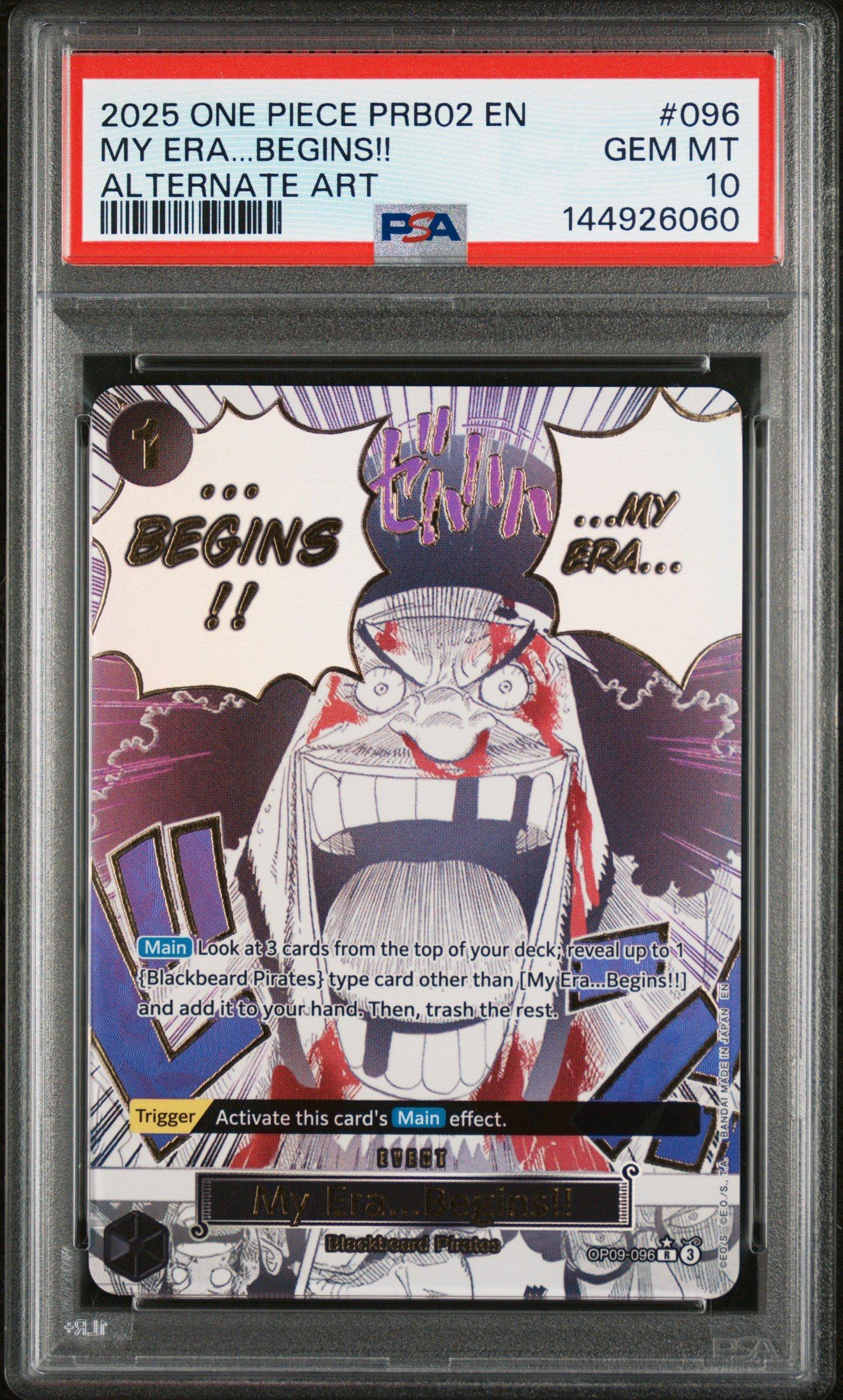 2025 One Piece Prb02-premium Booster -one Piece Card The Best- Vol