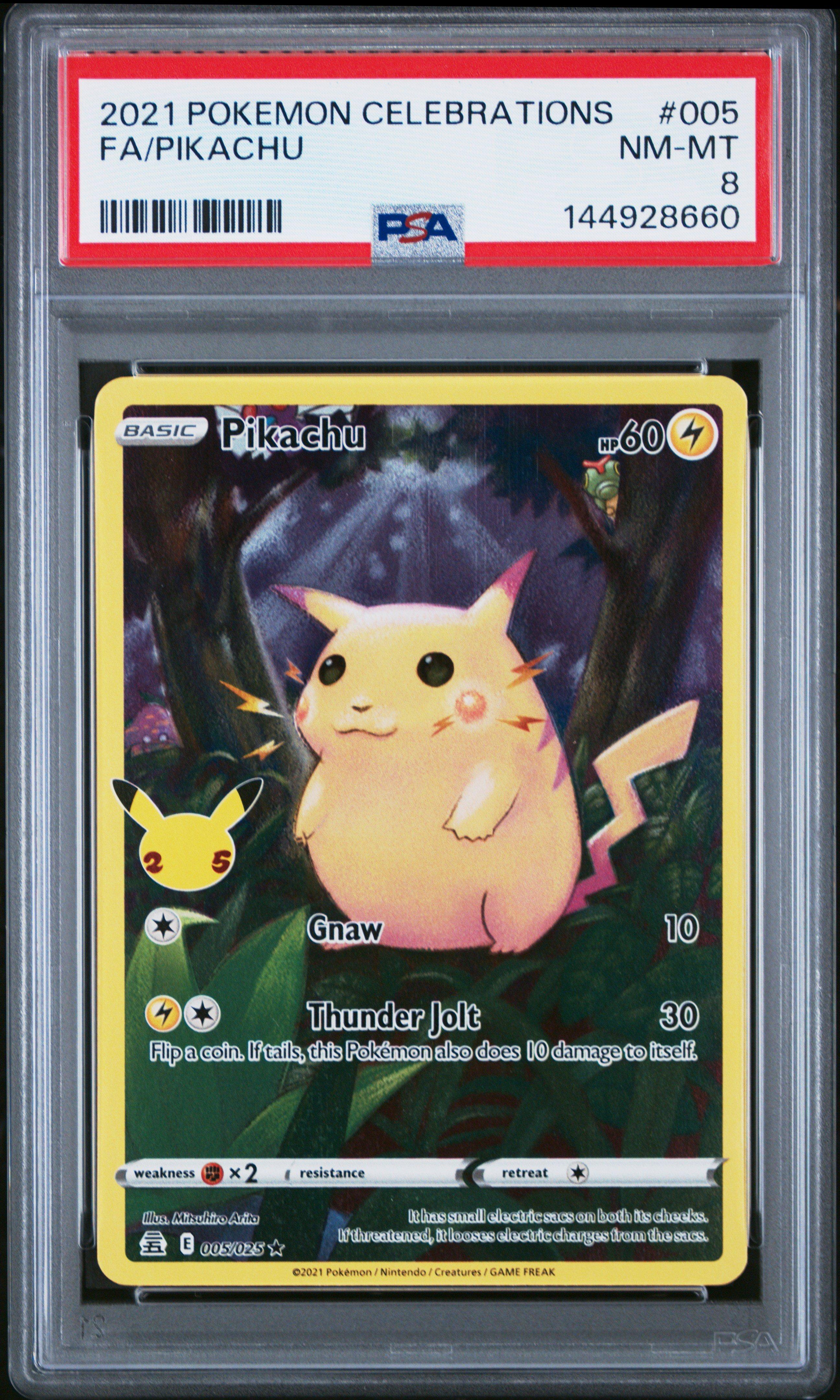 【PSA8】ピカチュウ 005/025 Celebrations NM-MT Pikachu 005/025 Celebrations for sale | eBay
