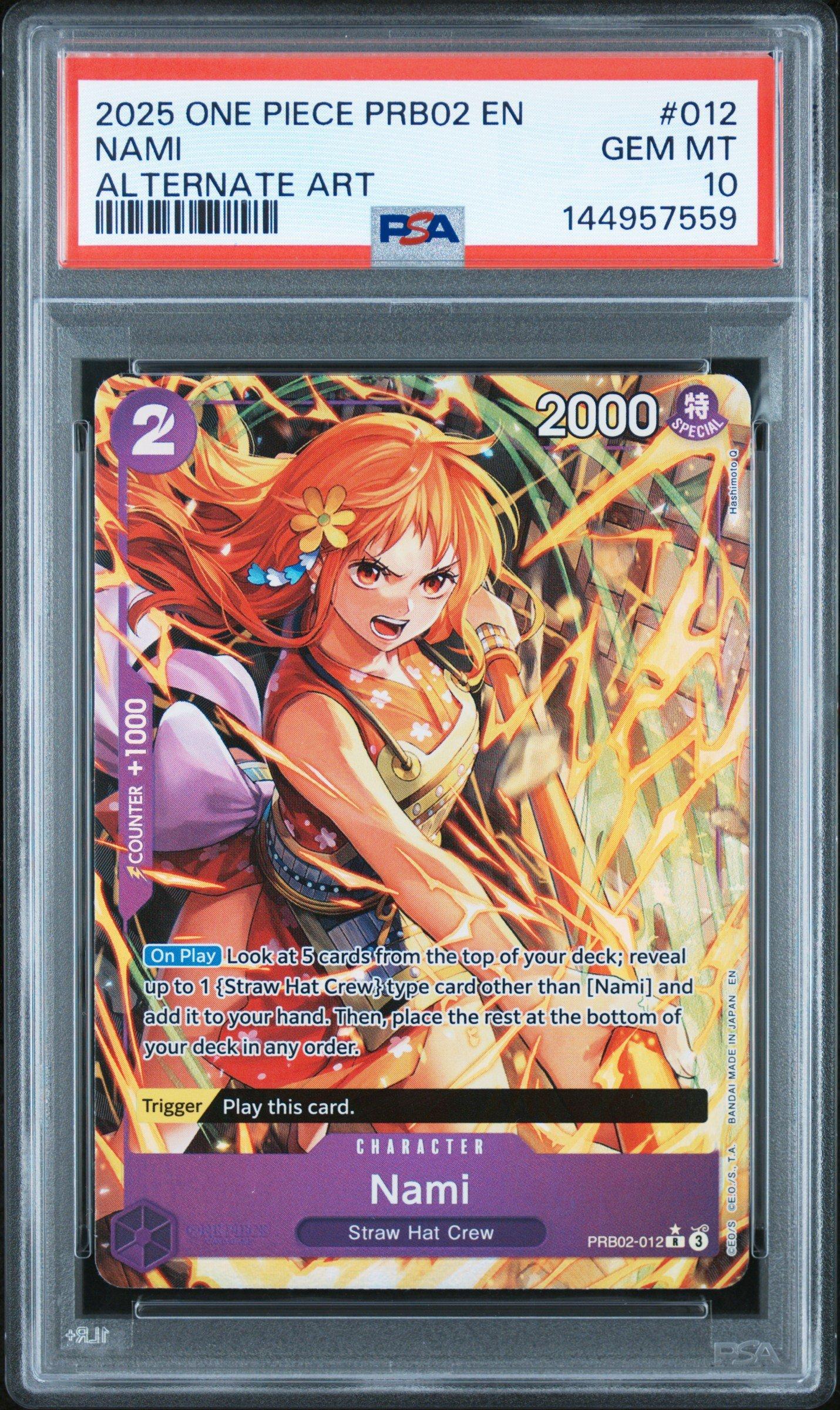 2025 One Piece Prb02-premium Booster -one Piece Card The Best- Vol