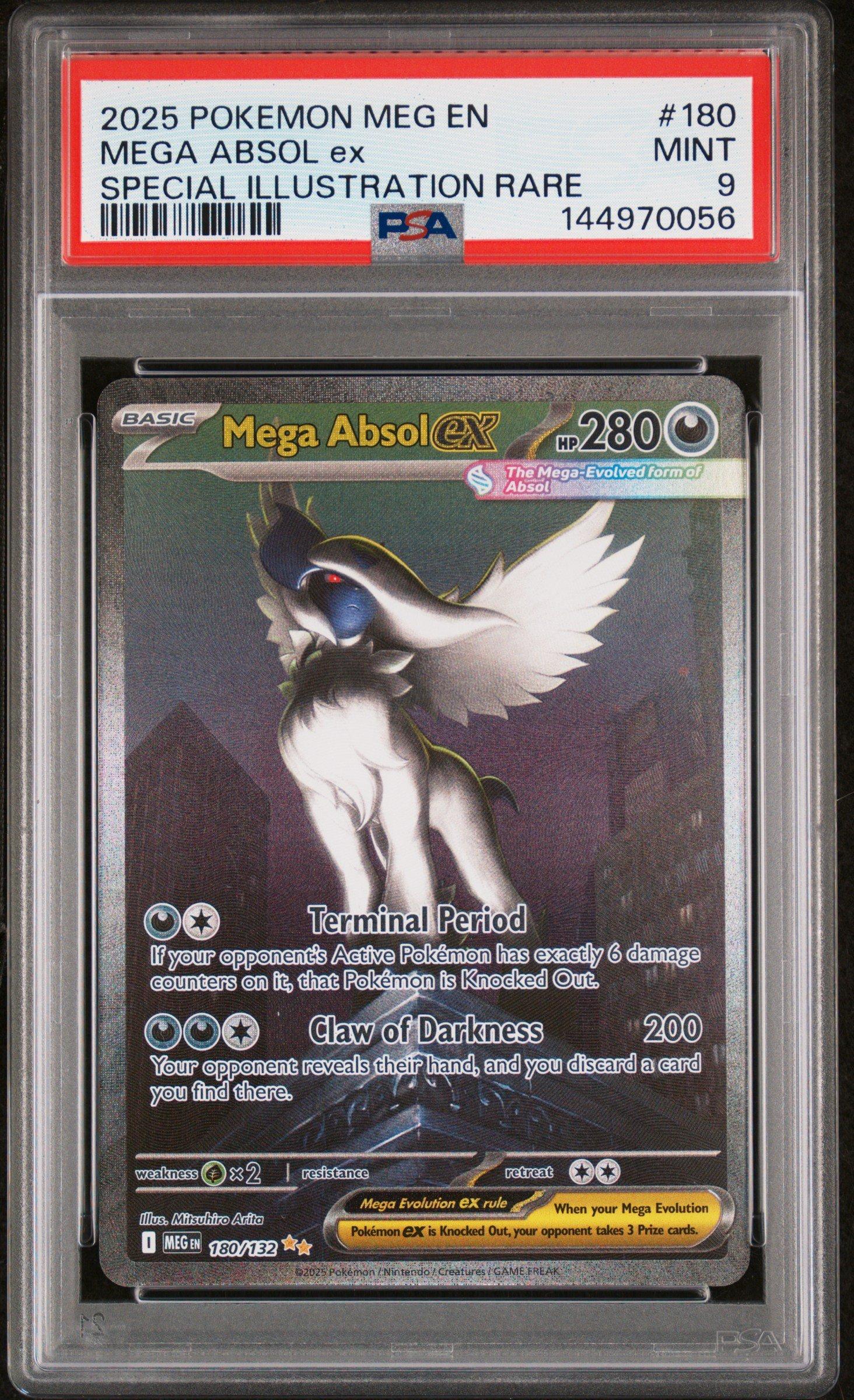2025 Pokemon Meg En-mega Evolution 180 Mega Absol Ex Special