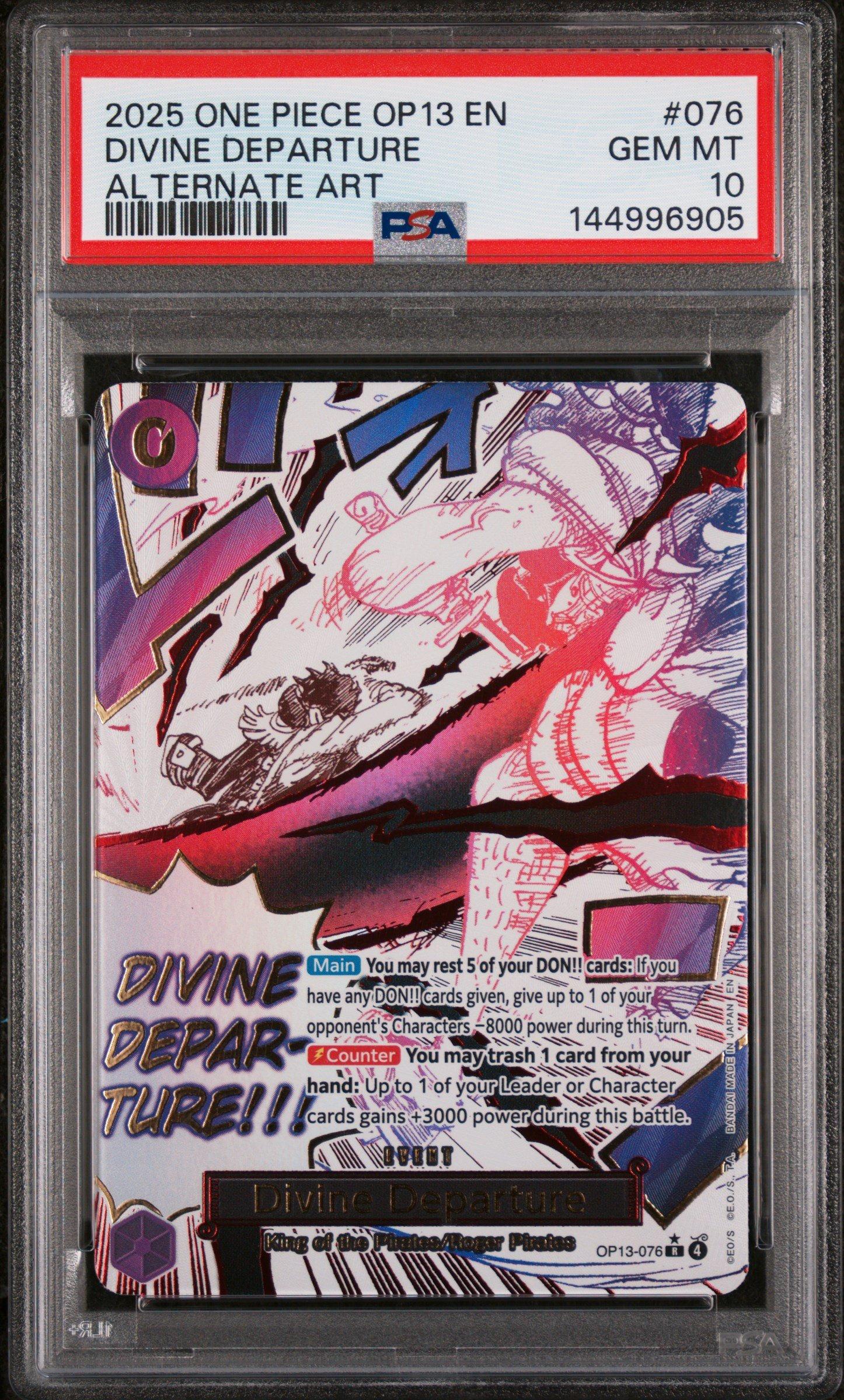【PSA10】PR 魔術の始祖・マナリア　PR-294 2024 2025 One Piece Op13-carrying On His Will 076 Divine Departure