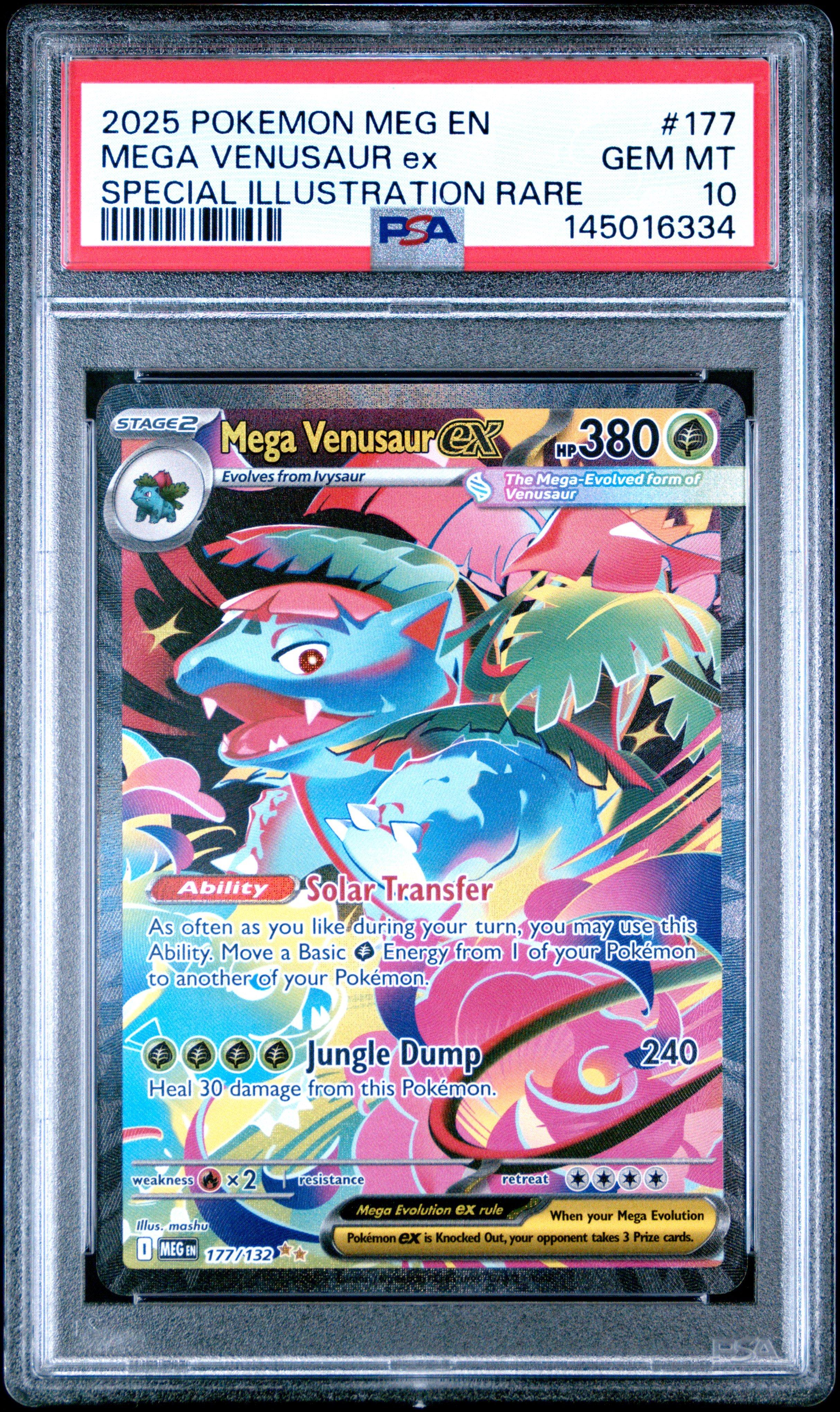 2025 Pokemon Meg En-mega Evolution 177 Mega Venusaur Ex Special
