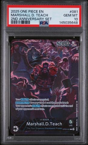 2023 One Piece Op03-pillars Of Strength 040 Nami Alternate Art PSA