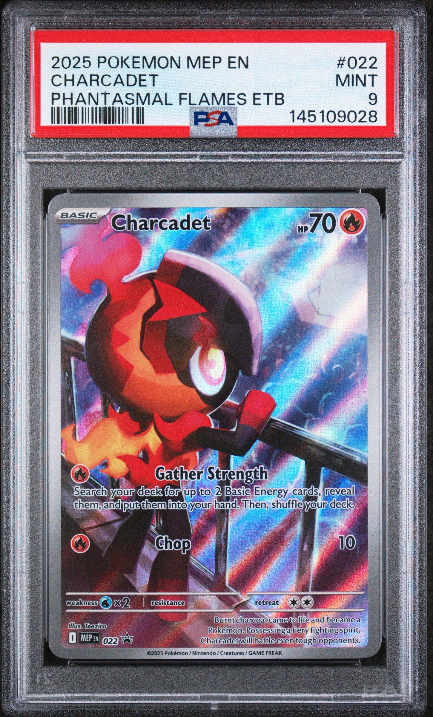 2025 Pokemon Mep En-me Black Star Promo 022 Charcadet Phantasmal