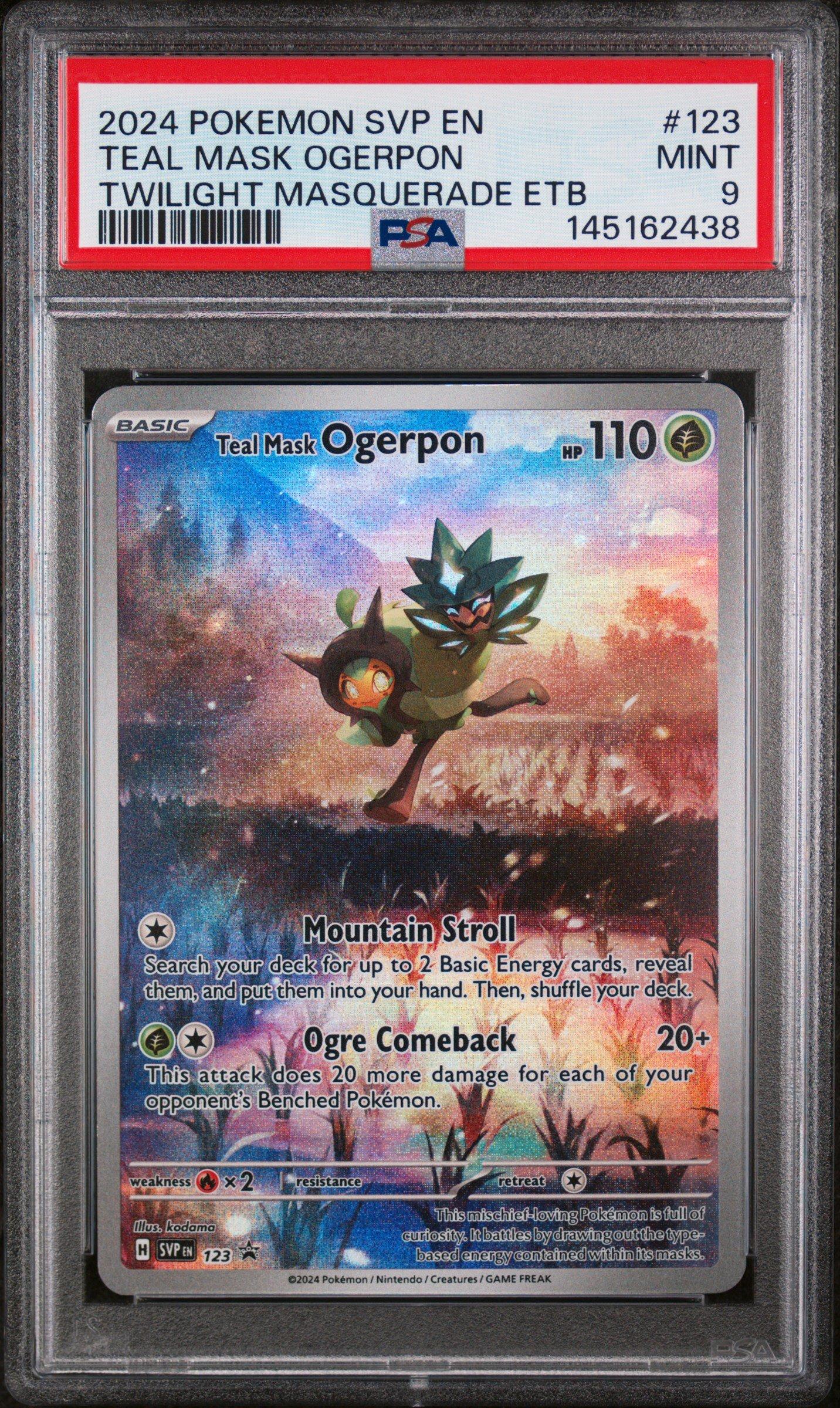2024 Pokemon Svp En-sv Black Star Promo 123 Teal Mask Ogerpon