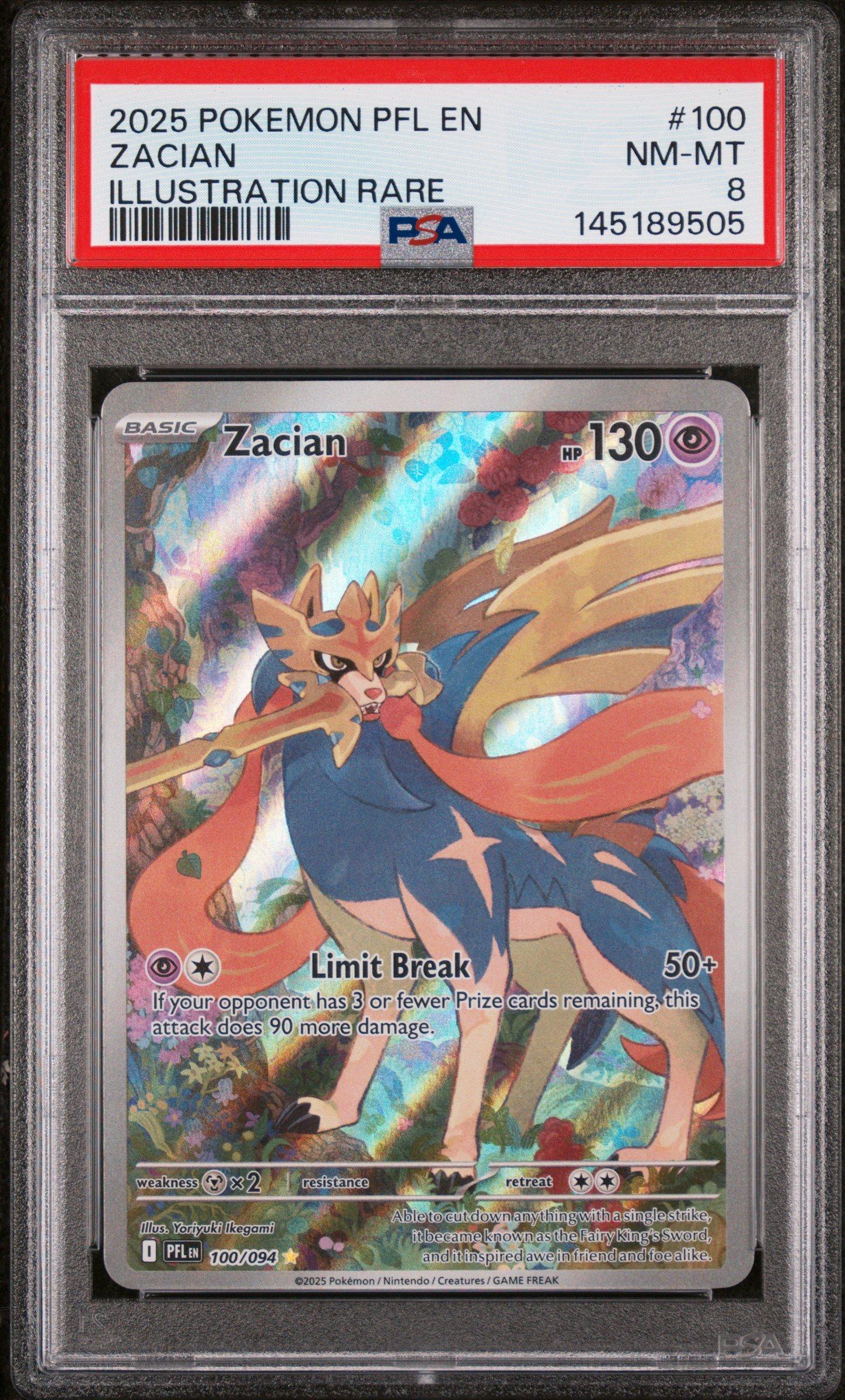 zacian pokemon card value your opponent takes 2 Prize cards. 2025 Pokemon Pfl En-phantasmal Flames