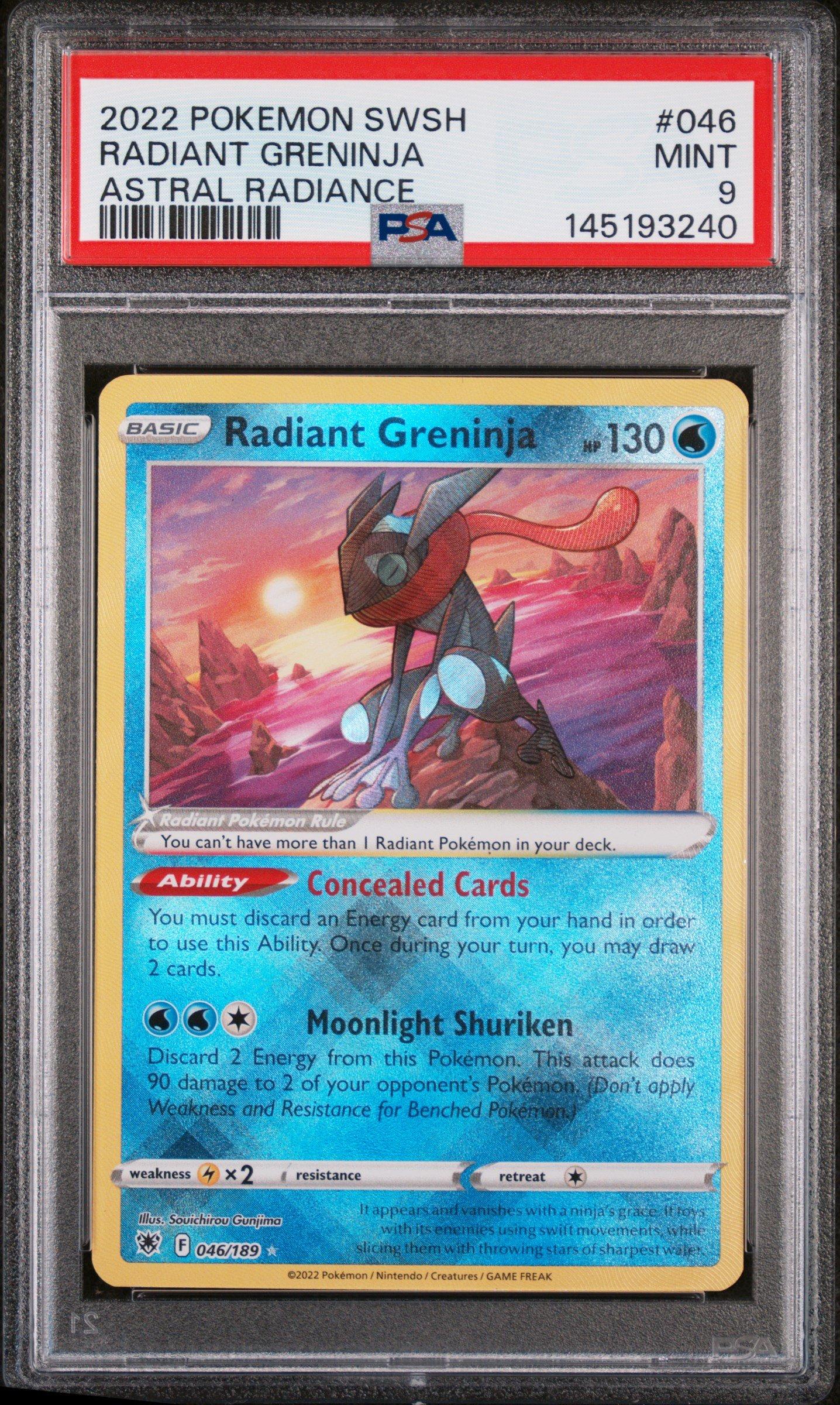 2022 Pokemon Sword & Shield Astral Radiance 046 Radiant Greninja