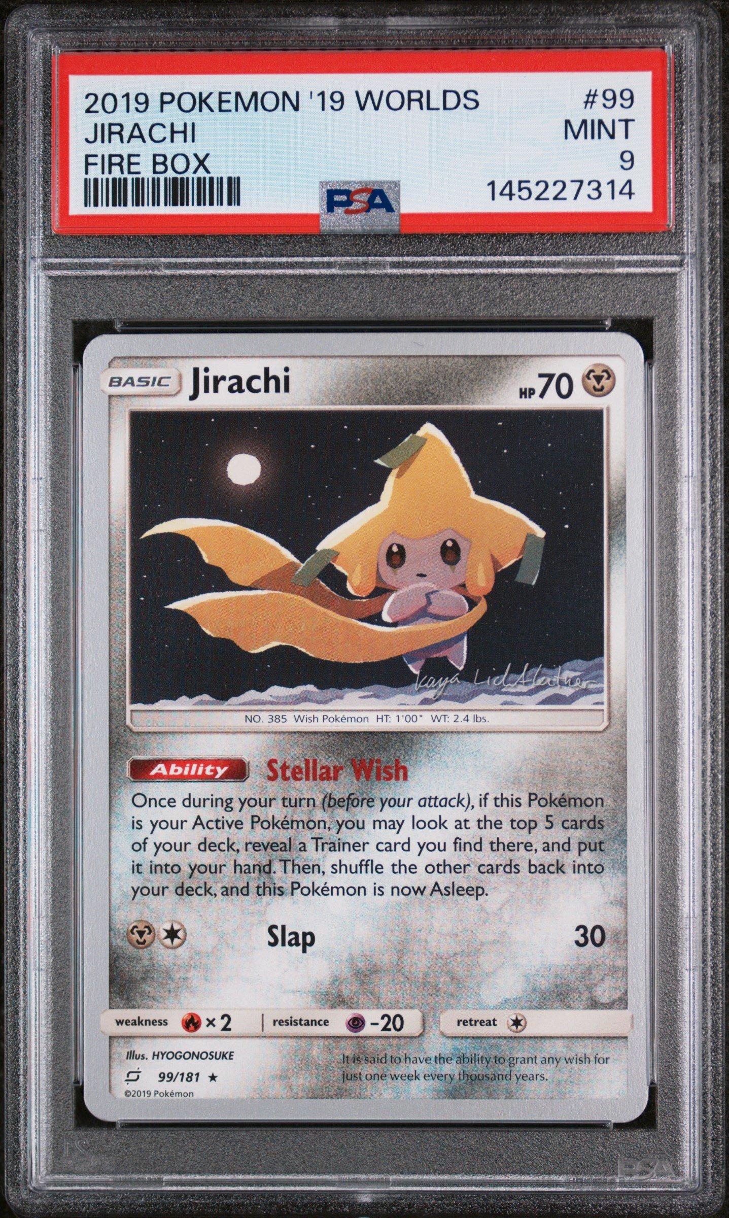 2019 Pokemon 2019 World Championships Deck: Fire Box 99 Jirachi