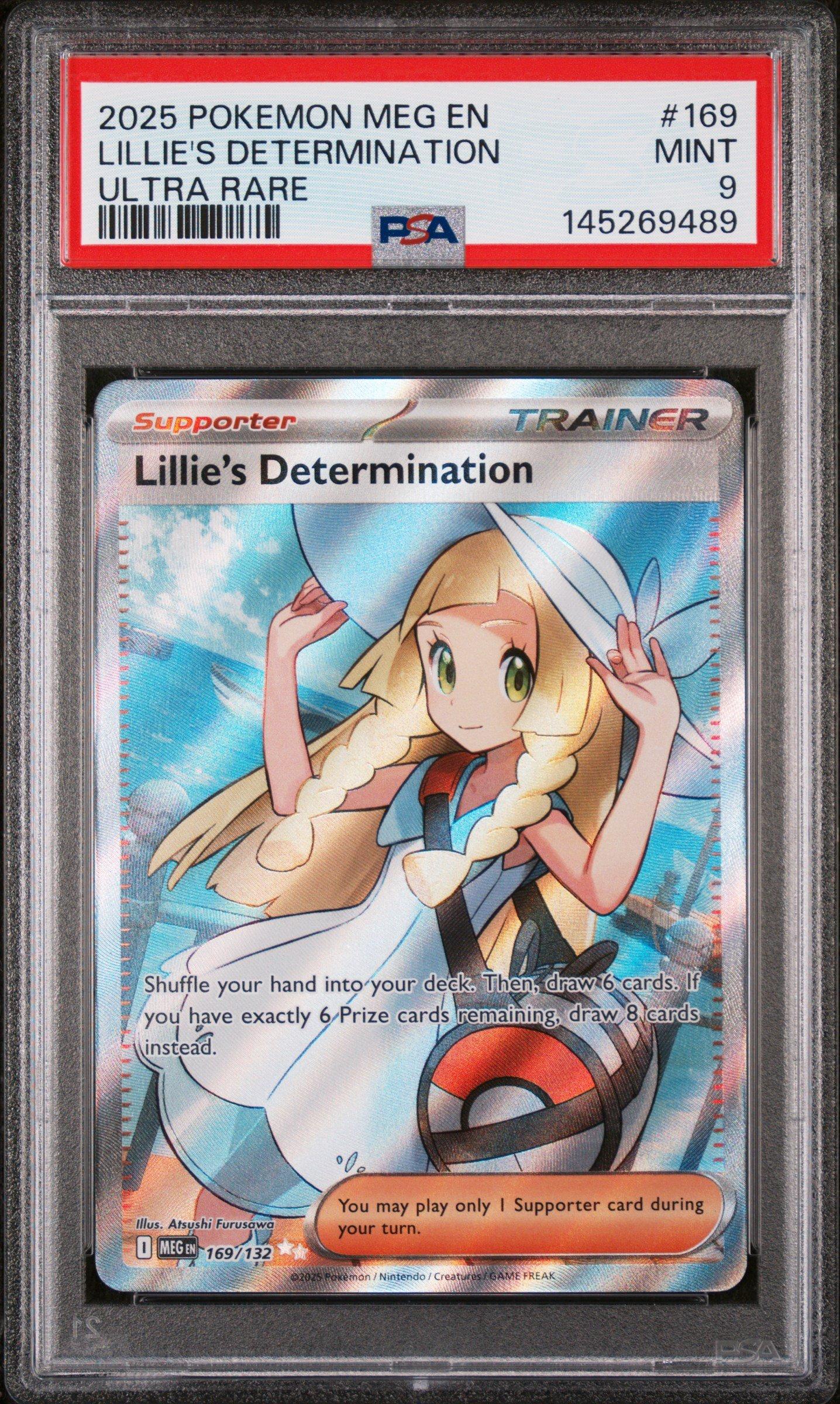 ポケモンカード Lillie's Determination 2025 2025 Pokemon Meg En-mega Evolution 169 Lillie's Determination