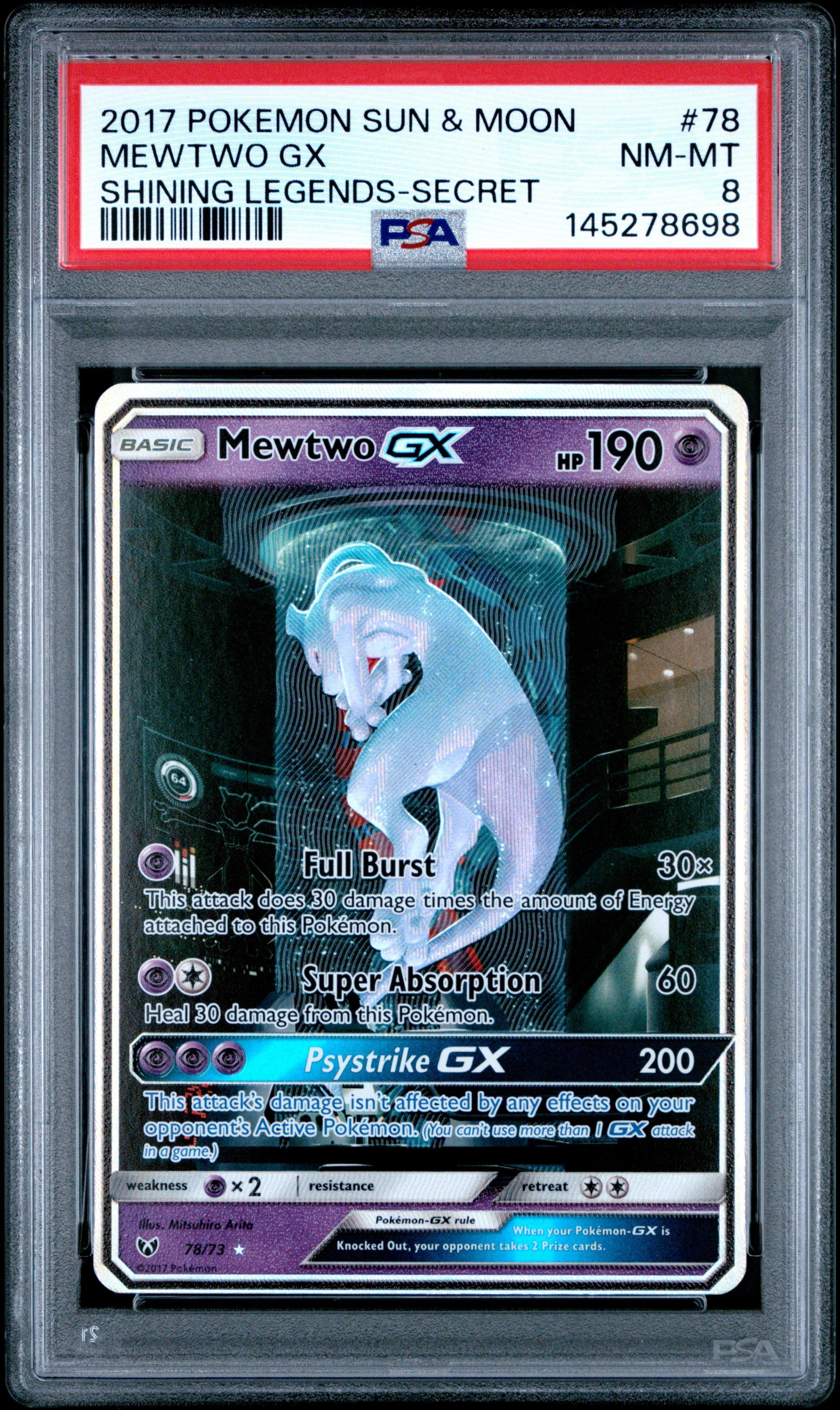rare 2017 pokemon cards Charizard GX Sun & Moon Burning Shadows Secret #150 Card [Psychic] Lunala GX 2017 Sun &