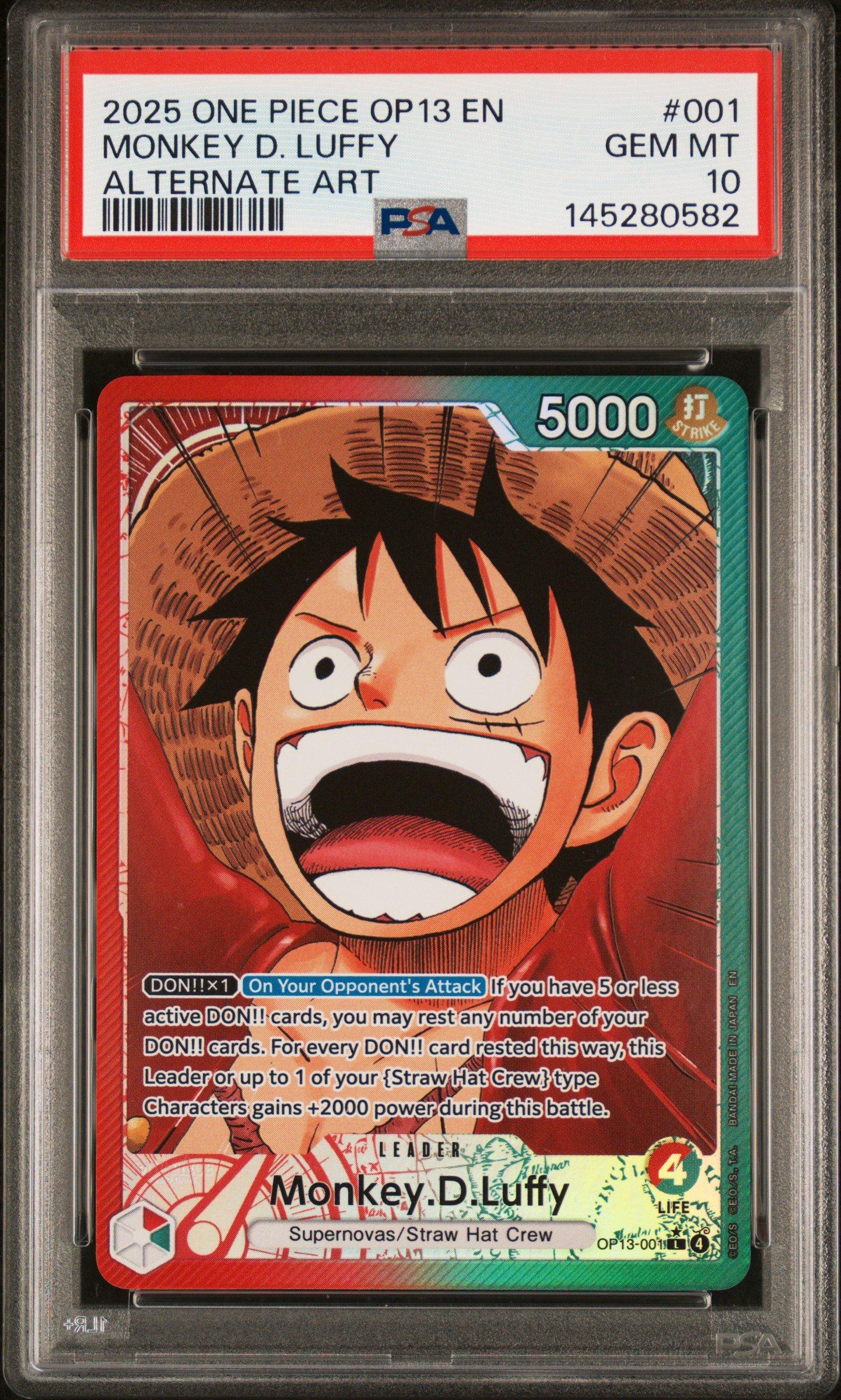 2025 One Piece Op13-carrying On His Will 001 Monkey D. Luffy