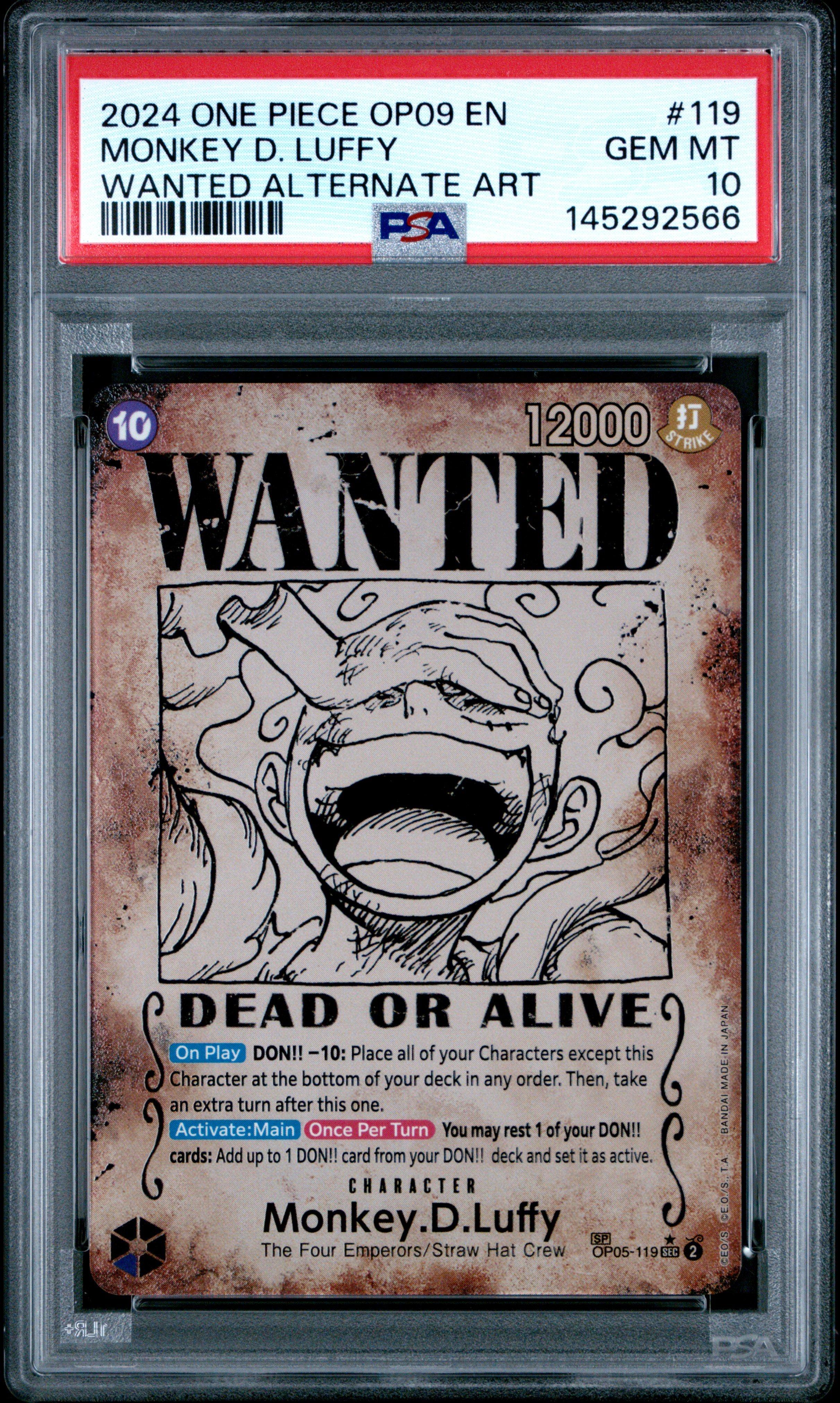 2024 One Piece Op09-emperors In The New World 119 Monkey D. Luffy