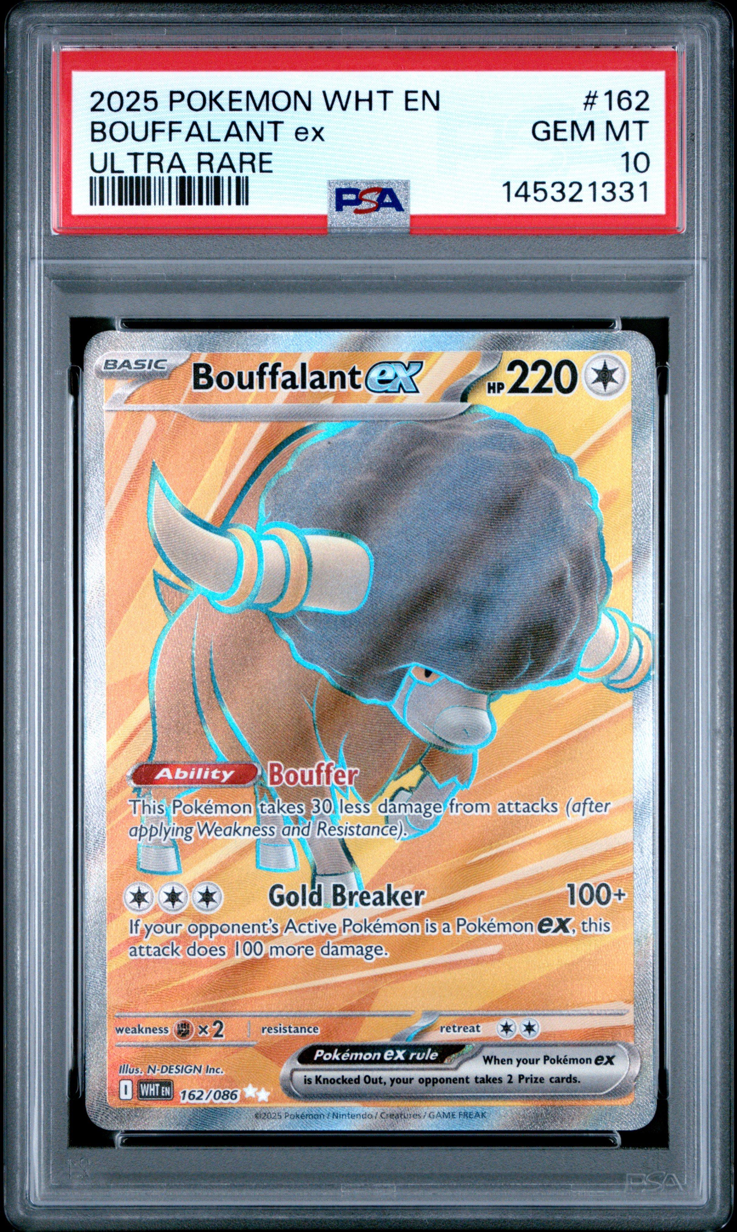 pokemon bouffalant card Pokemon SM-3 Burning Shadows: BOUFFALANT - 108/147 - Reverse Holo