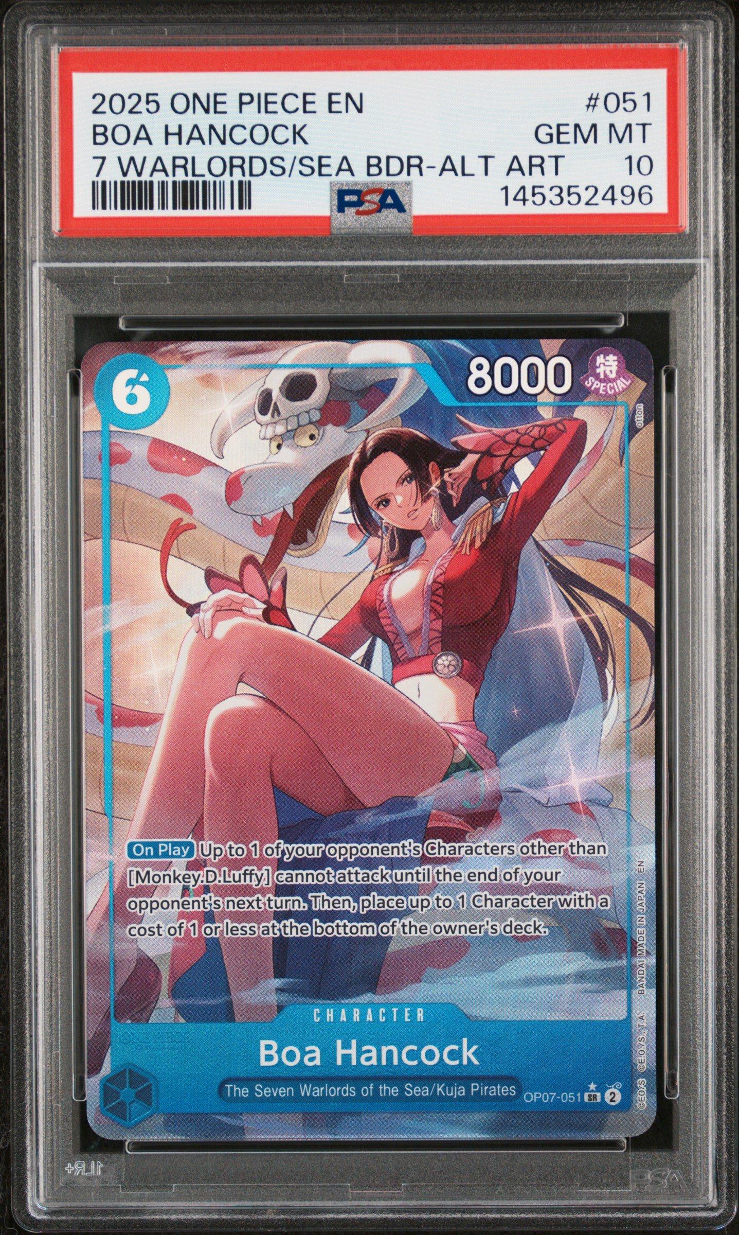 one piece tcg boa hancock deck - OP07-051 Seven Warlords of Sea Set English Alt Art Placeholder Image Provided 2025 One Piece Seven Warlords