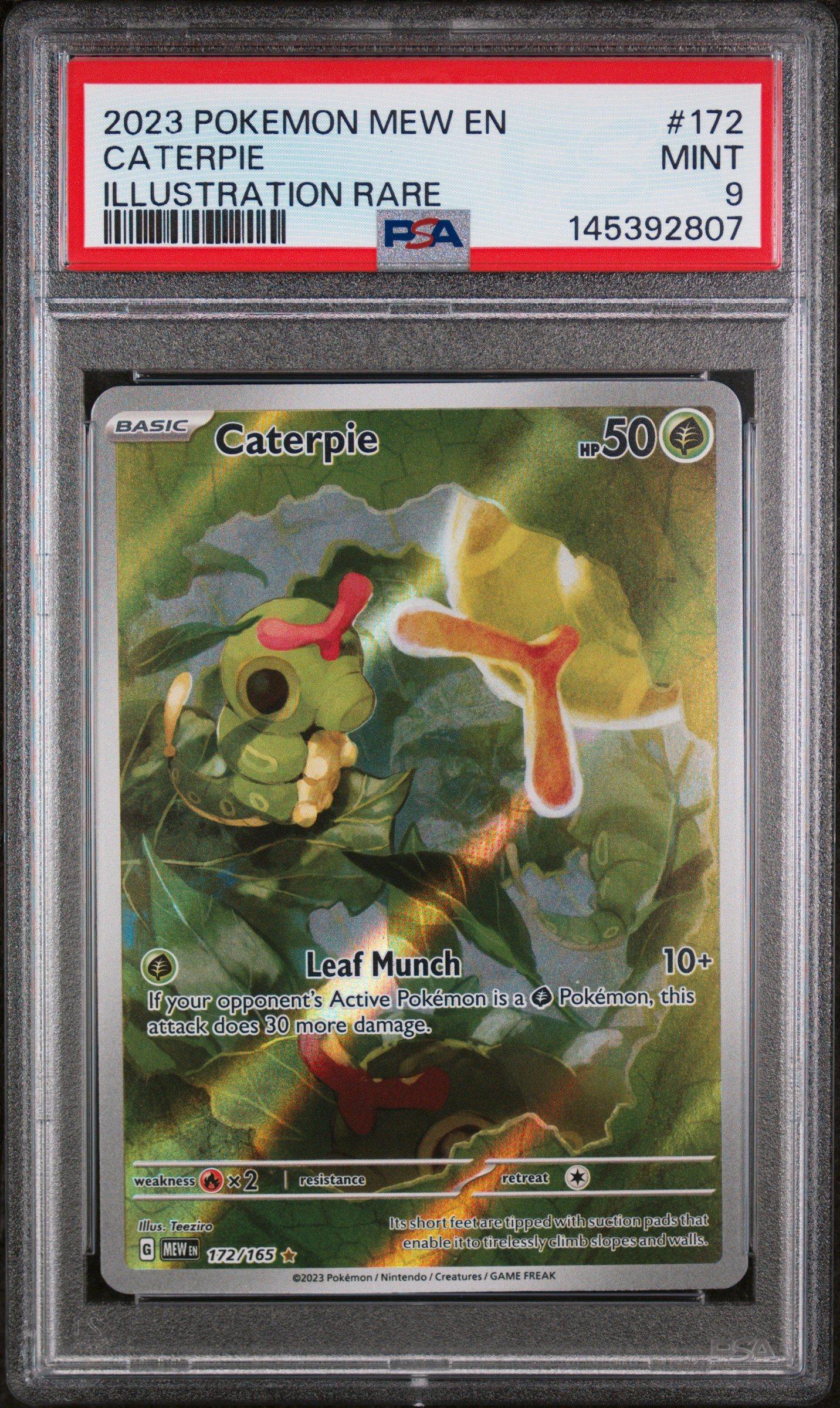 rare caterpie card - KDJL-SR-006 Holo Colorless Artist Discover the Rarest Caterpie Card