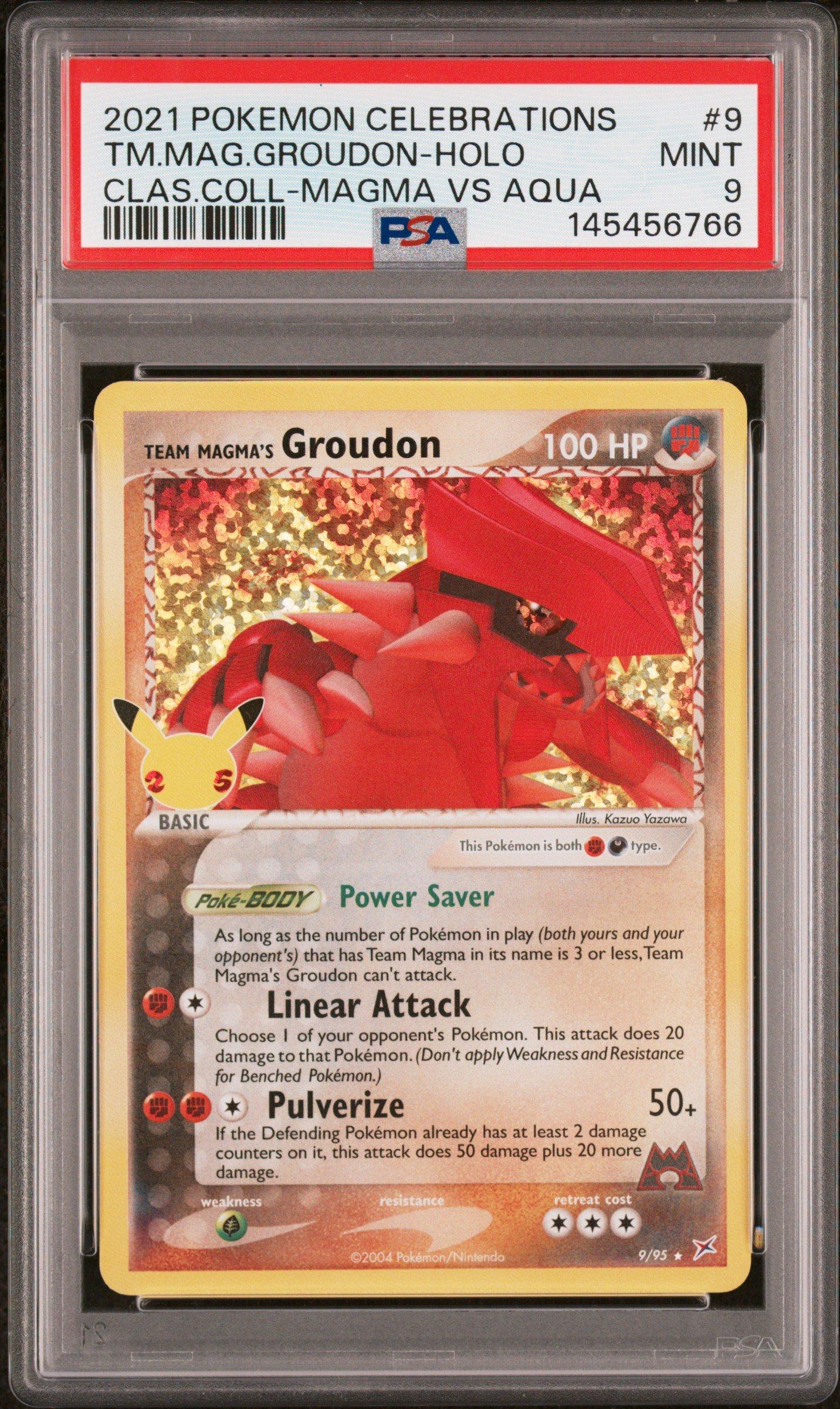 2021 Pokemon Celebrations Classic Collection 9 Team Magma's