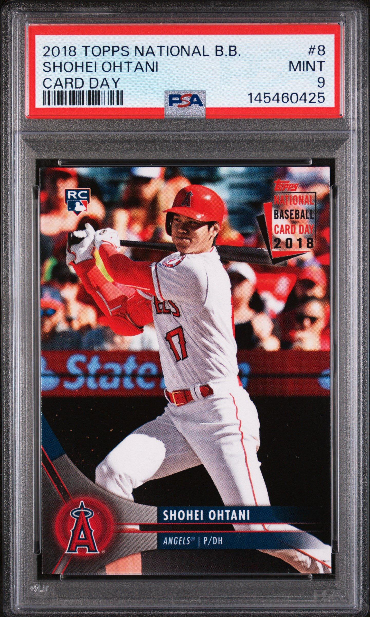 2018 Topps National Baseball Card Day 8 Shohei Ohtani PSA 9
