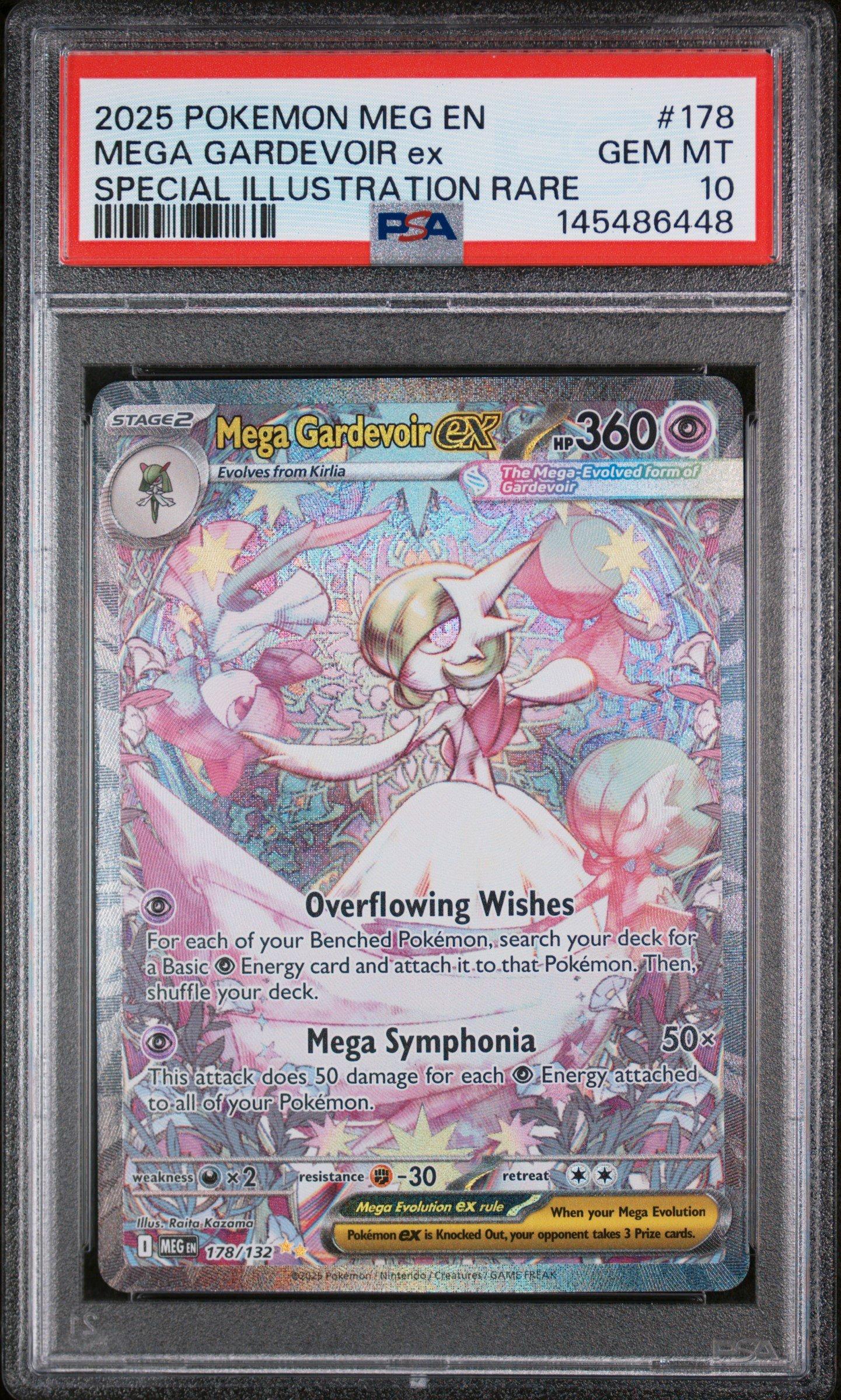 英語版　Pokemon TCG Mega Evolution ポケモンカード 2025 Pokemon Meg En-mega Evolution 178 Mega Gardevoir Ex Special