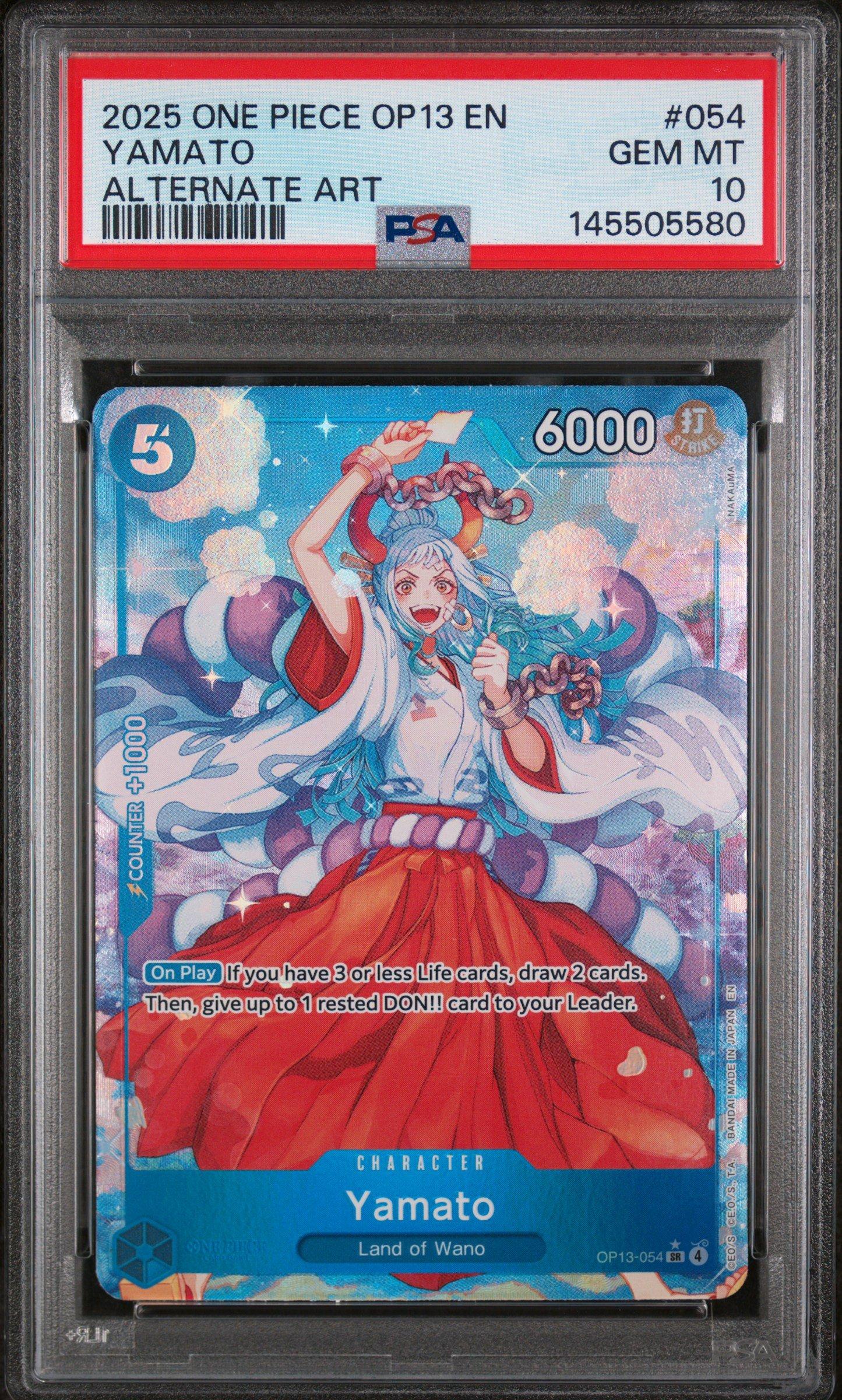 2025 One Piece Op13-carrying On His Will 054 Yamato Alternate Art