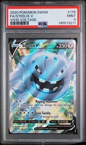 2020 Pokemon Sword & Shield Vivid Voltage 176 Full Art/steelix V