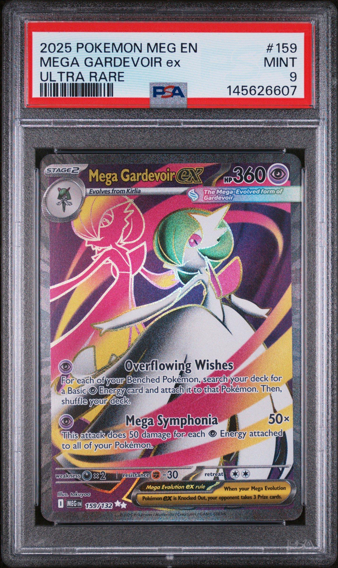 2025 Pokemon Meg En-mega Evolution 159 Mega Gardevoir Ex Ultra